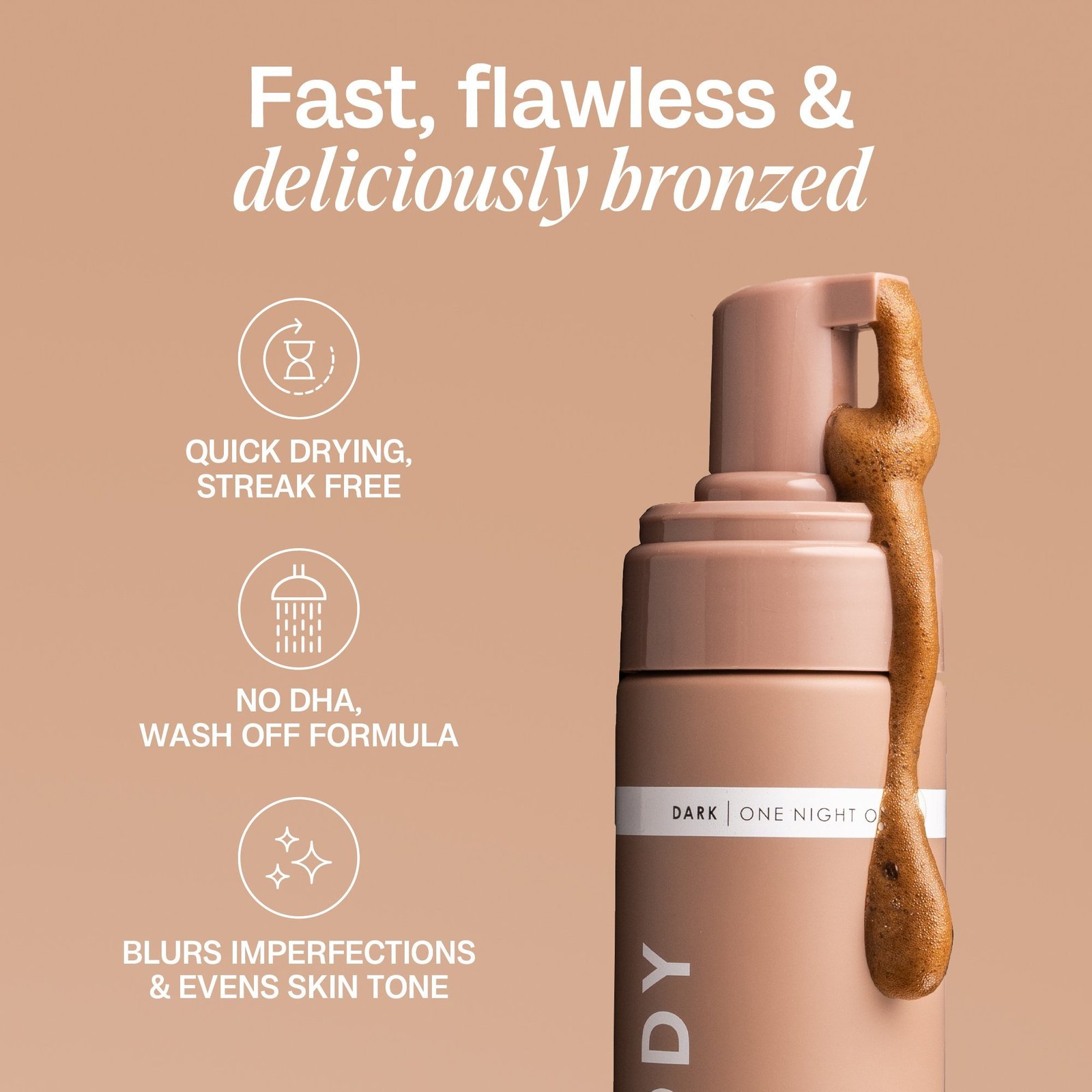 Bali Body Bronzing Instant Tan Mousse Dark 200ml