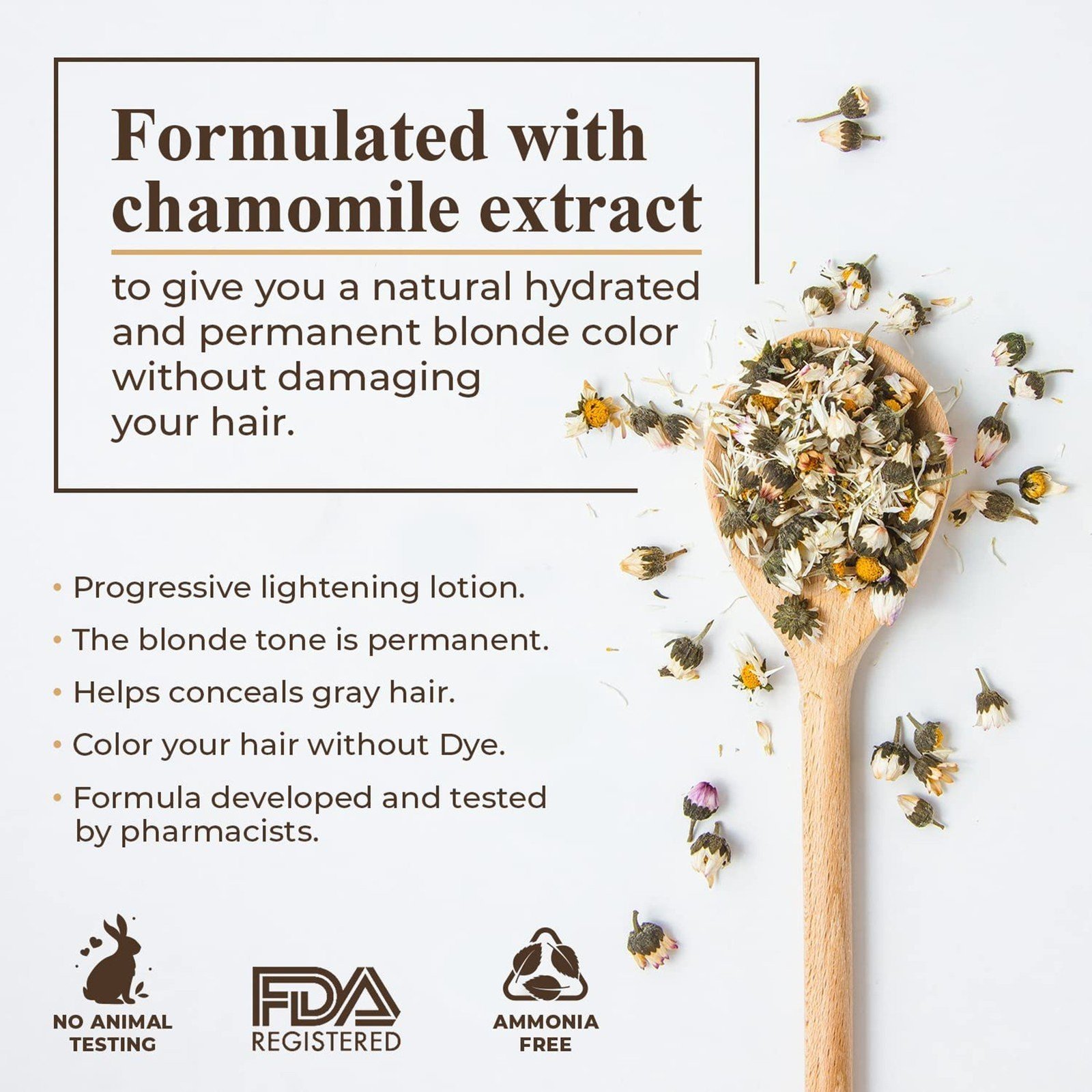 Intea Natural Blonde Hair Lotion Spray Hair Lightening 100ml