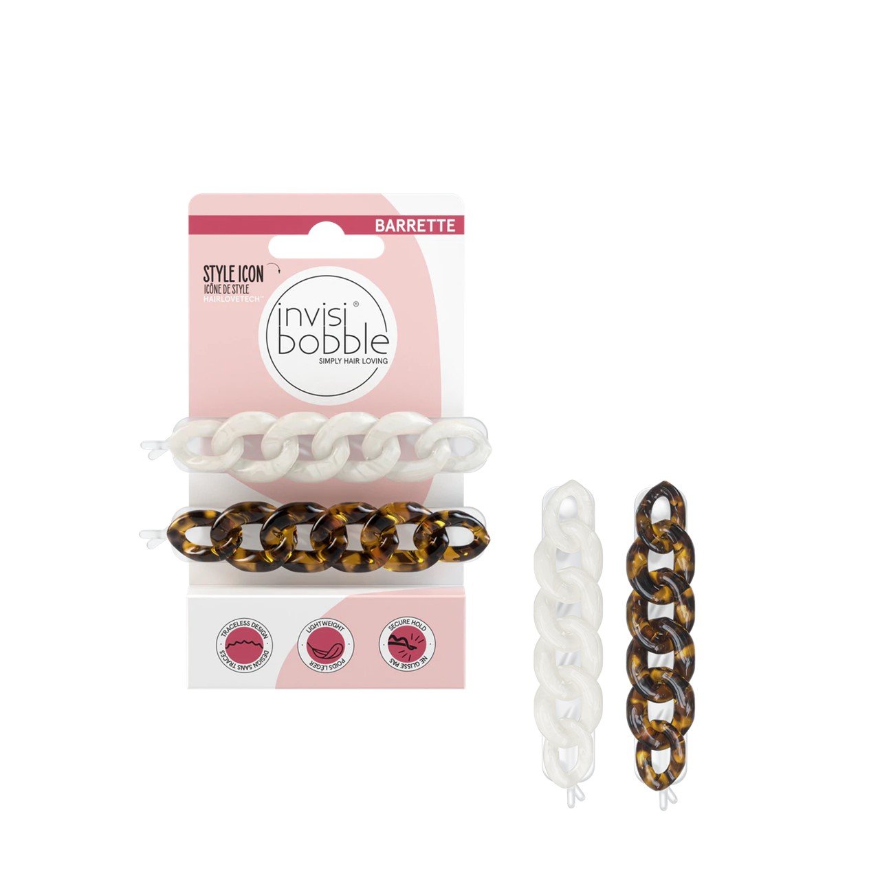 invisibobble Barrette Too Glam to Give a Damn x2