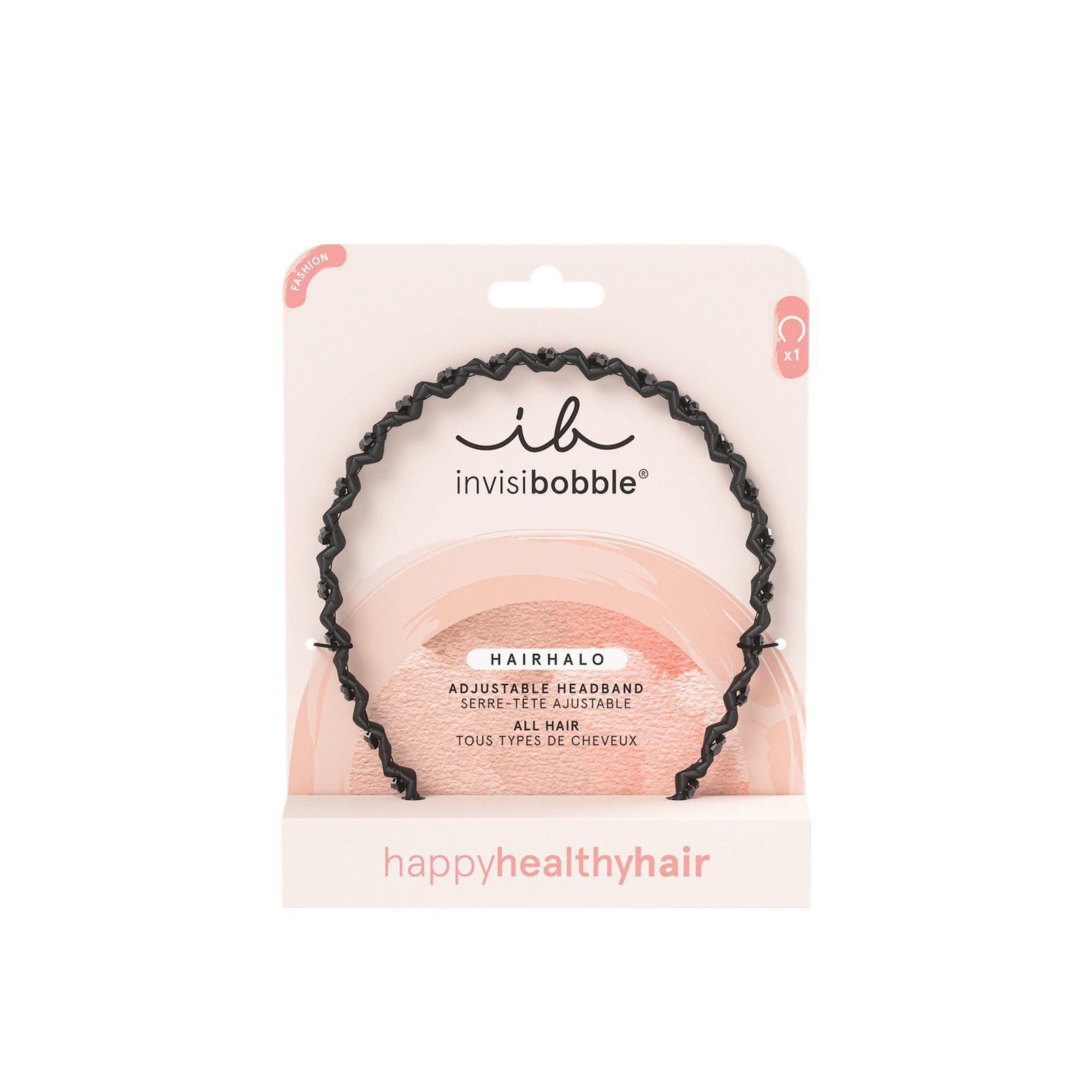 invisibobble Hairhalo Black Sparkle