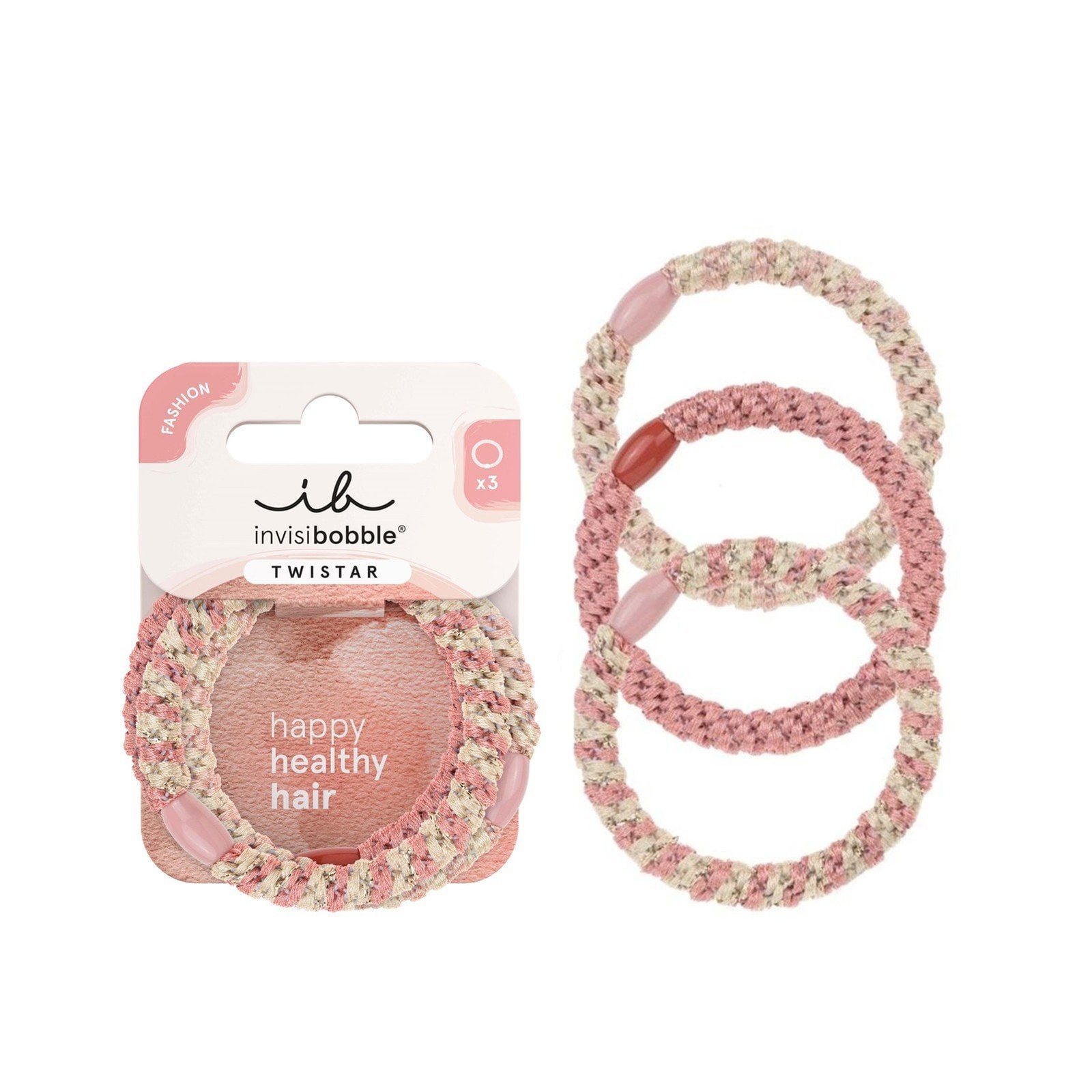 invisibobble Twistar Blush Braids x3