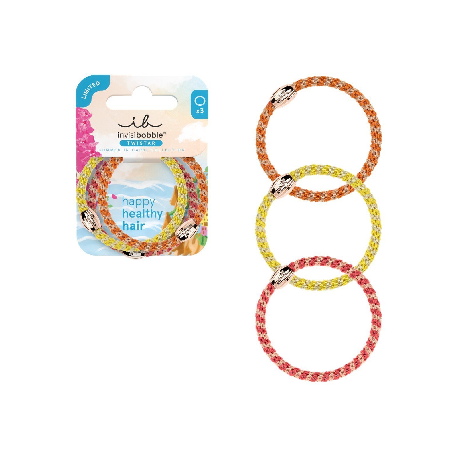 invsibobble Summer in Capri Twistar Tuscany Twist x3