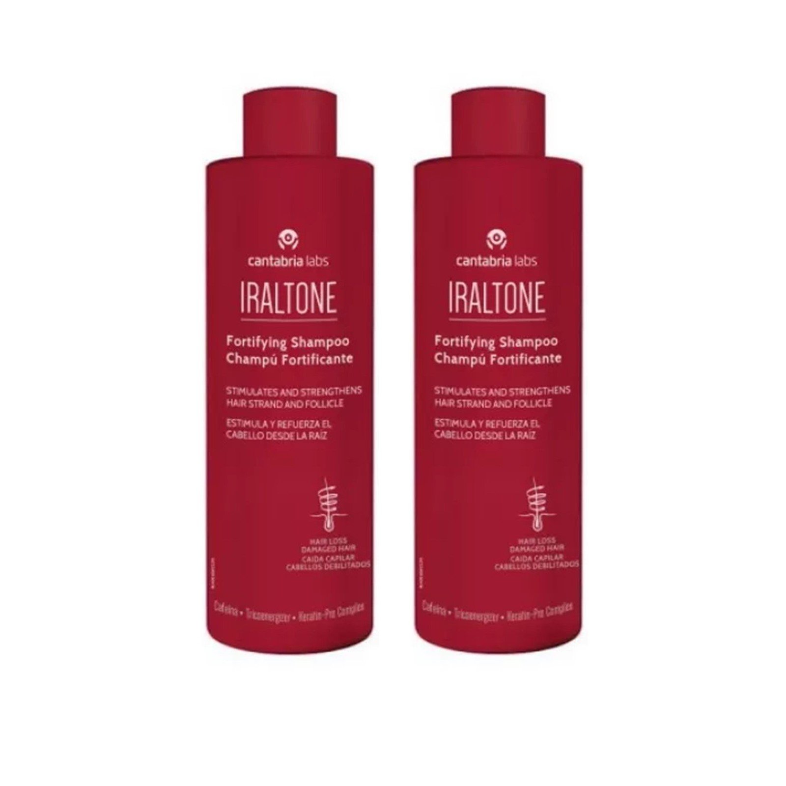 Iraltone Fortifying Shampoo 400ml x2 (13.5 fl oz x2)