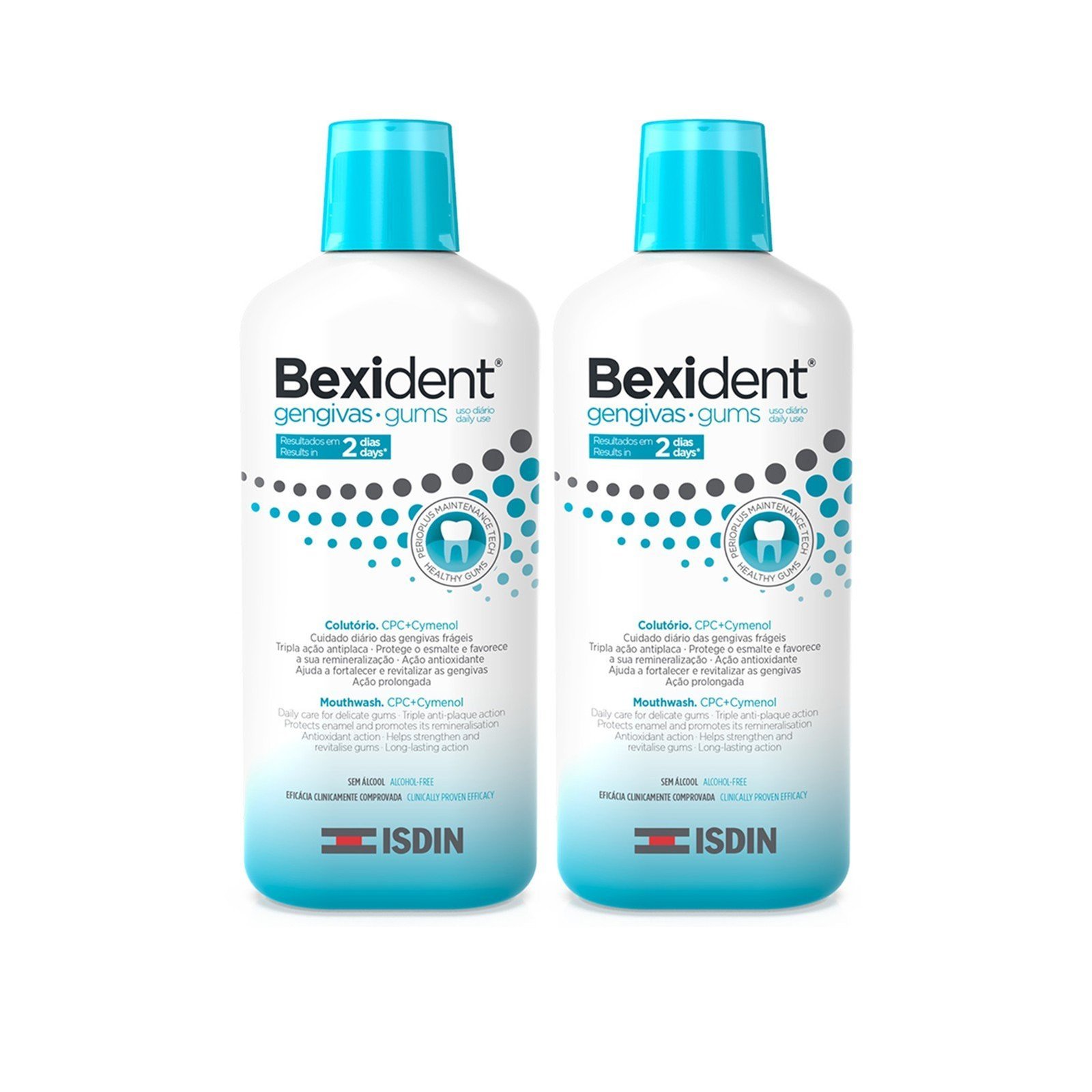 ISDIN Bexident Gums Daily Use Mouthwash 500ml x2