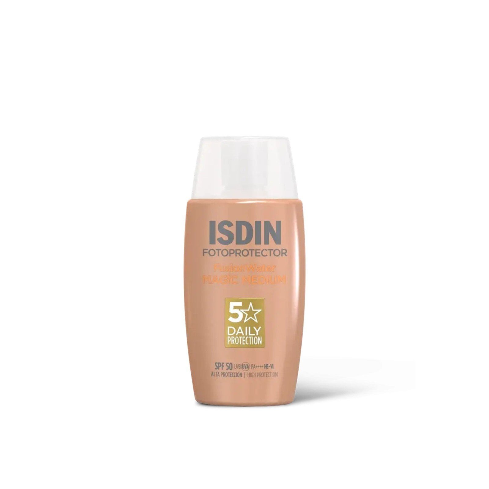 ISDIN Fotoprotector Fusion Water Magic Sunscreen SPF50 Color Medium 50ml