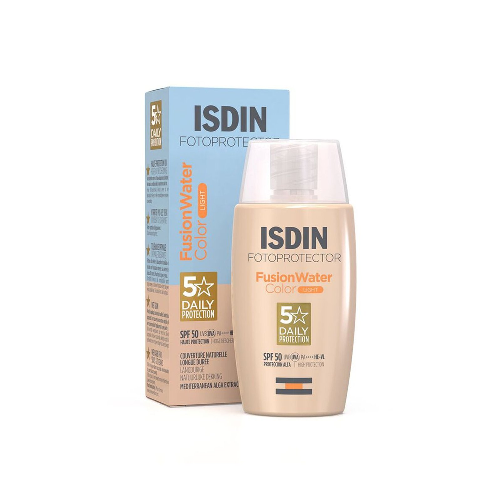 ISDIN Fotoprotector Fusion Water Color Light SPF50 50ml (1.69floz)