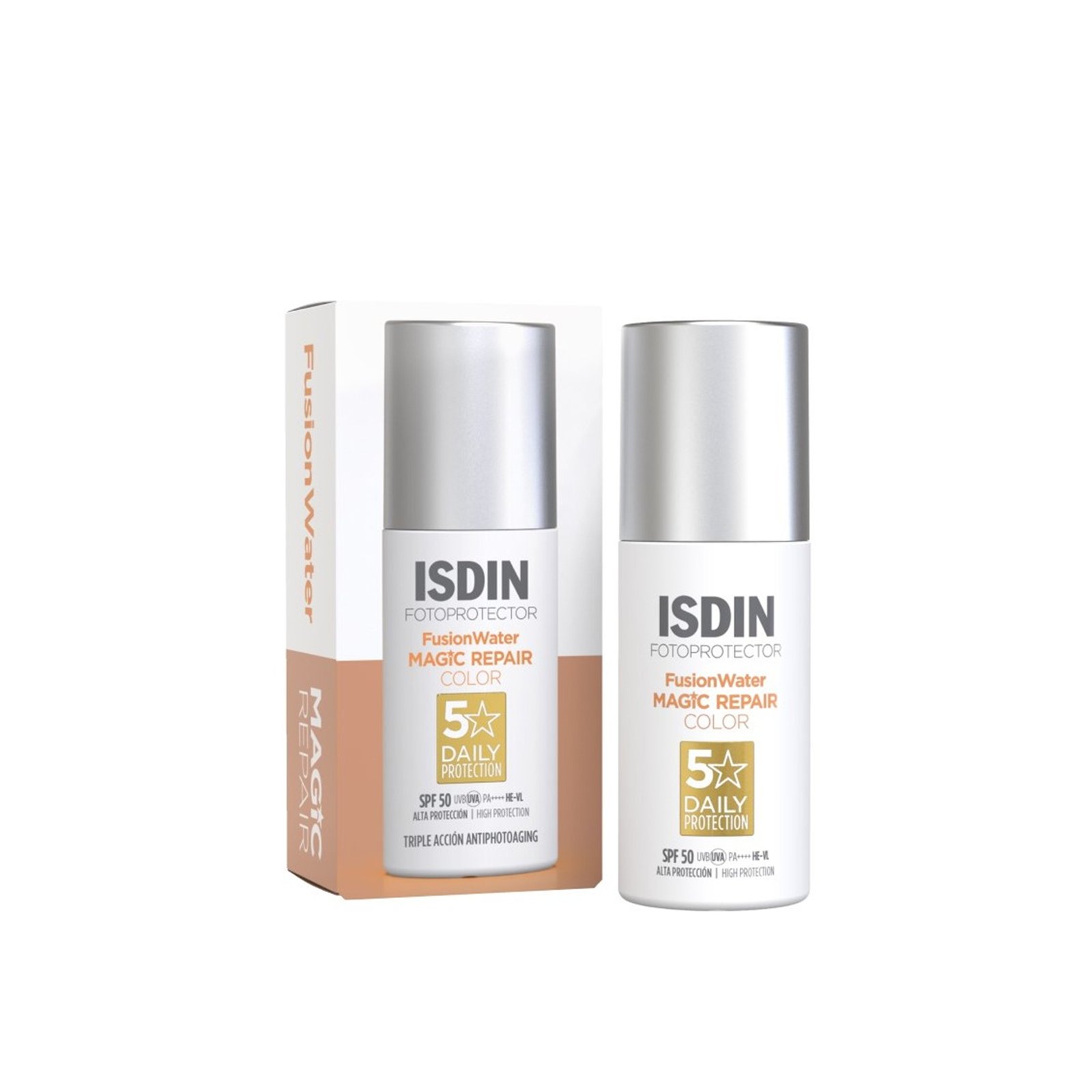 ISDIN Fotoprotector Fusion Water Magic Repair Color Sunscreen SPF50 50ml