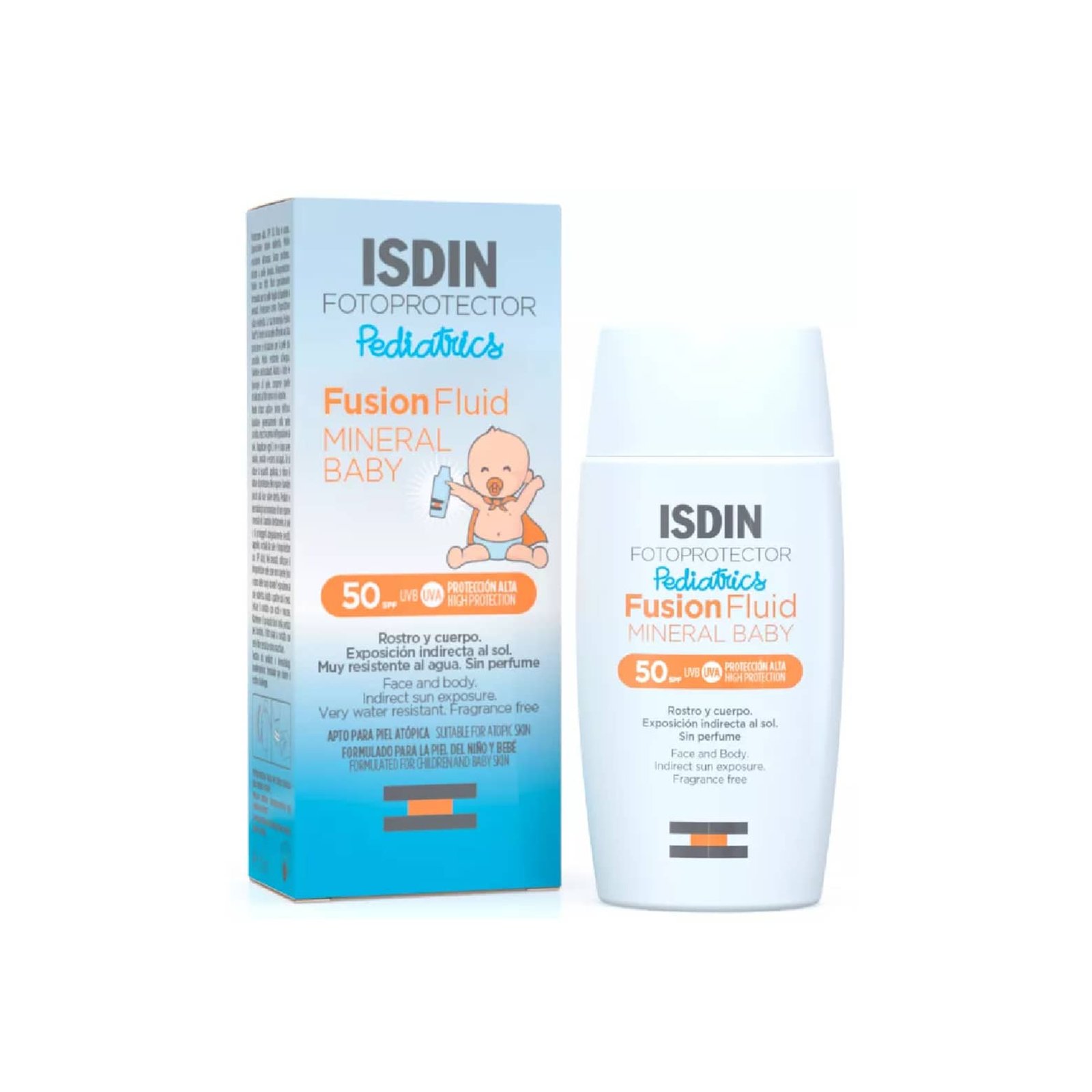 Compra ISDIN Fotoprotector Pediatrics Fusion Fluid Mineral Baby SPF50+ 50ml  · Puerto Rico