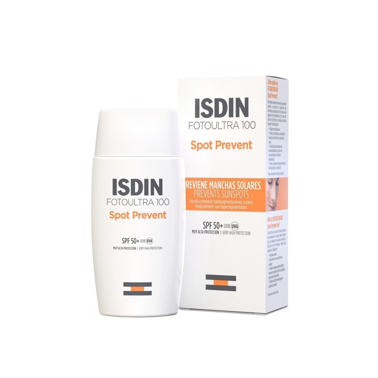 ISDIN FotoUltra 100 Spot Prevent Sunscreen SPF50+ 50ml (1.69floz)