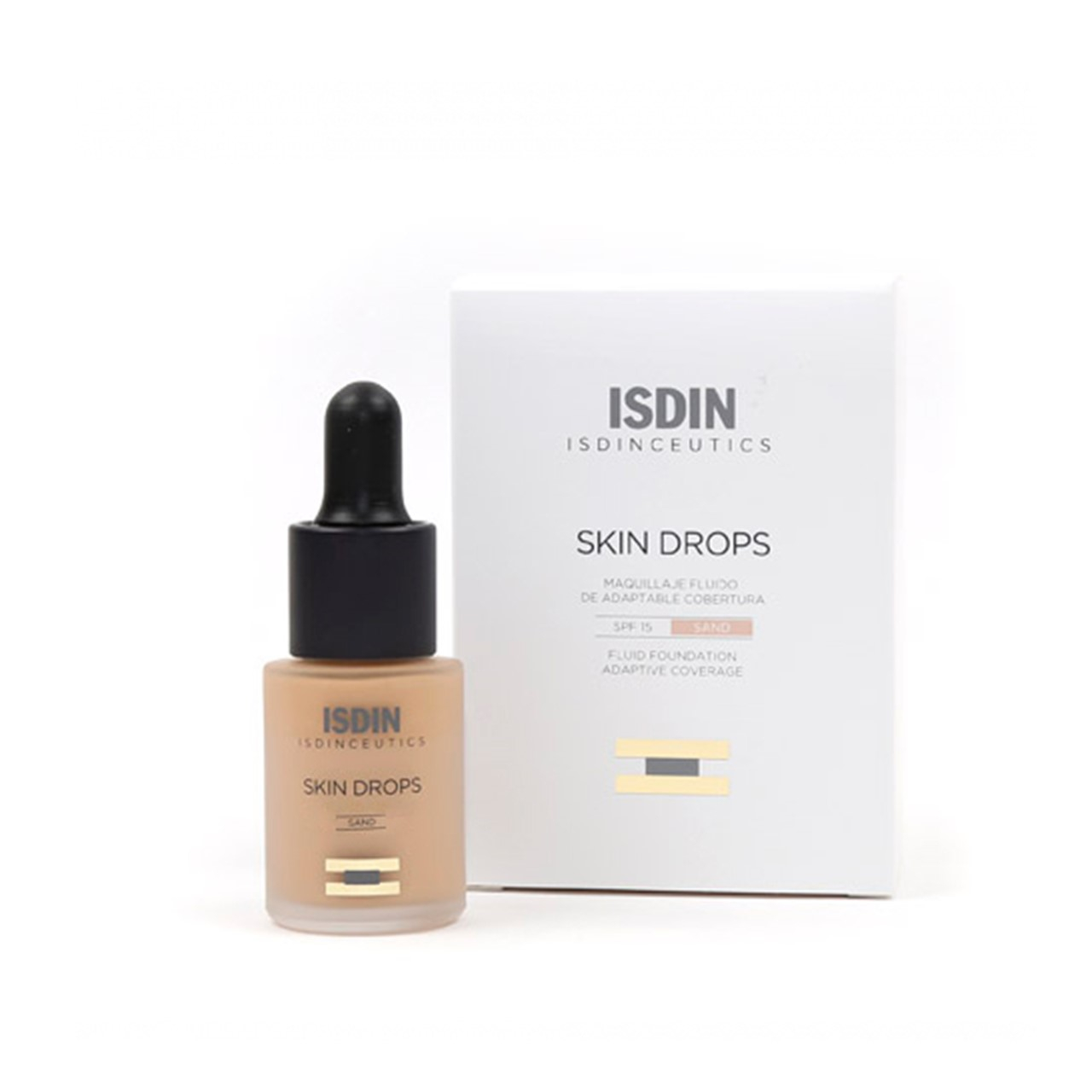 ISDINCEUTICS Skin Drops Fluid Foundation SPF15 Sand 15ml (0.51fl oz)