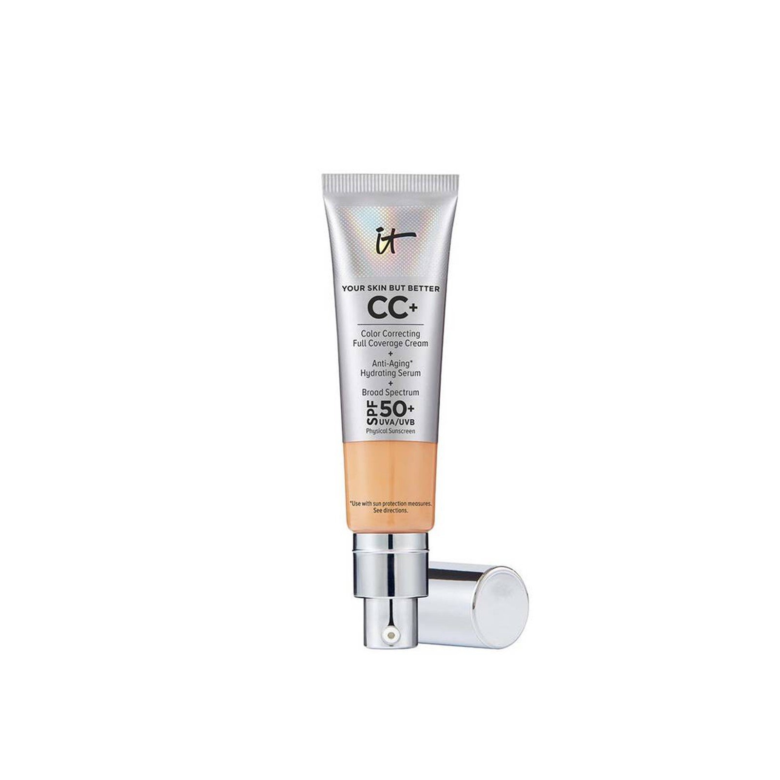 IT Cosmetics CC+ Cream Full Coverage Foundation SPF50+ Medium Tan 32ml (1.08floz)