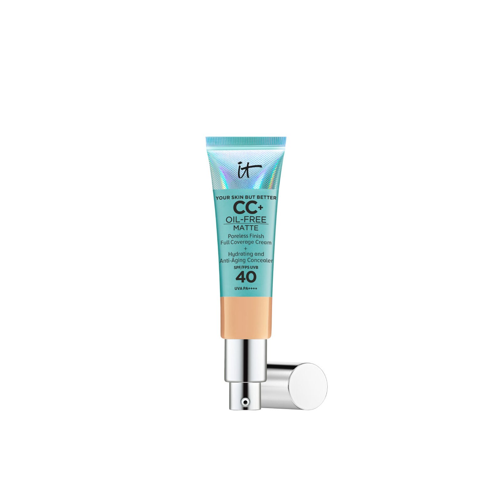 IT Cosmetics CC+ Oil-Free Matte Foundation SPF40 Medium Tan 32ml (1.08floz)