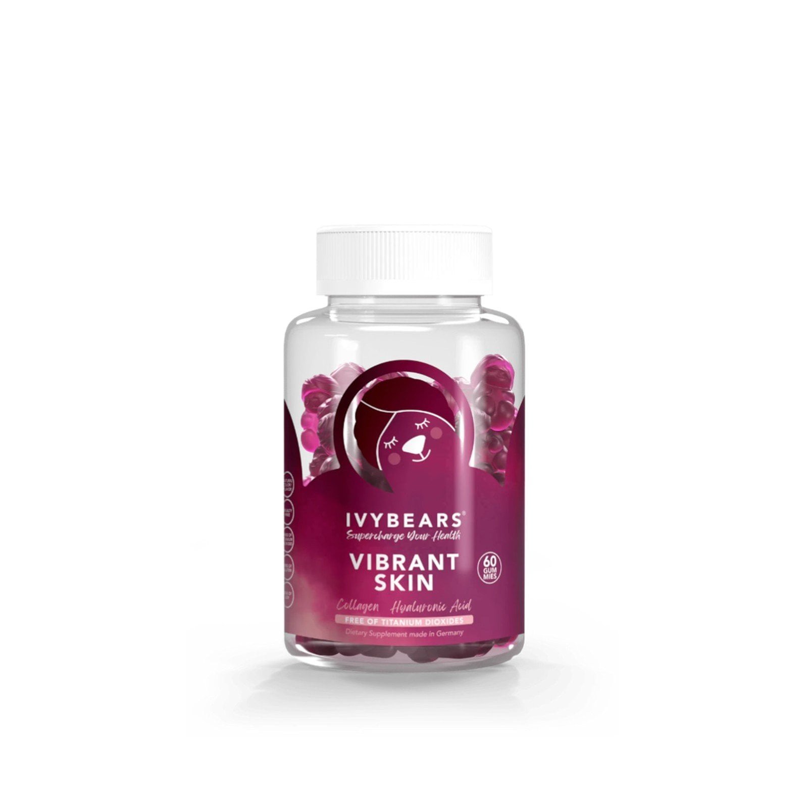 Ivy Bears Vibrant Skin x60 Gummies