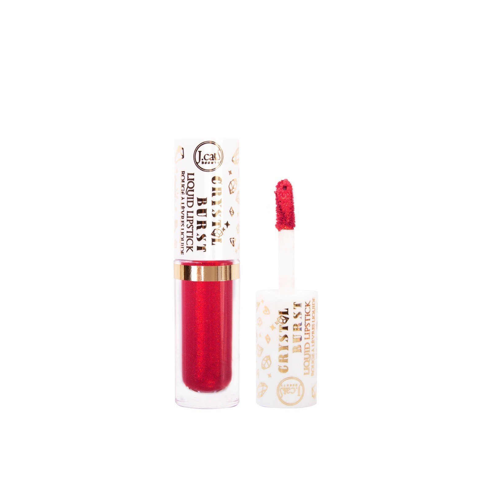 J.Cat Crystal Burst Liquid Lipstick 106 Punky Magenta 0.8g
