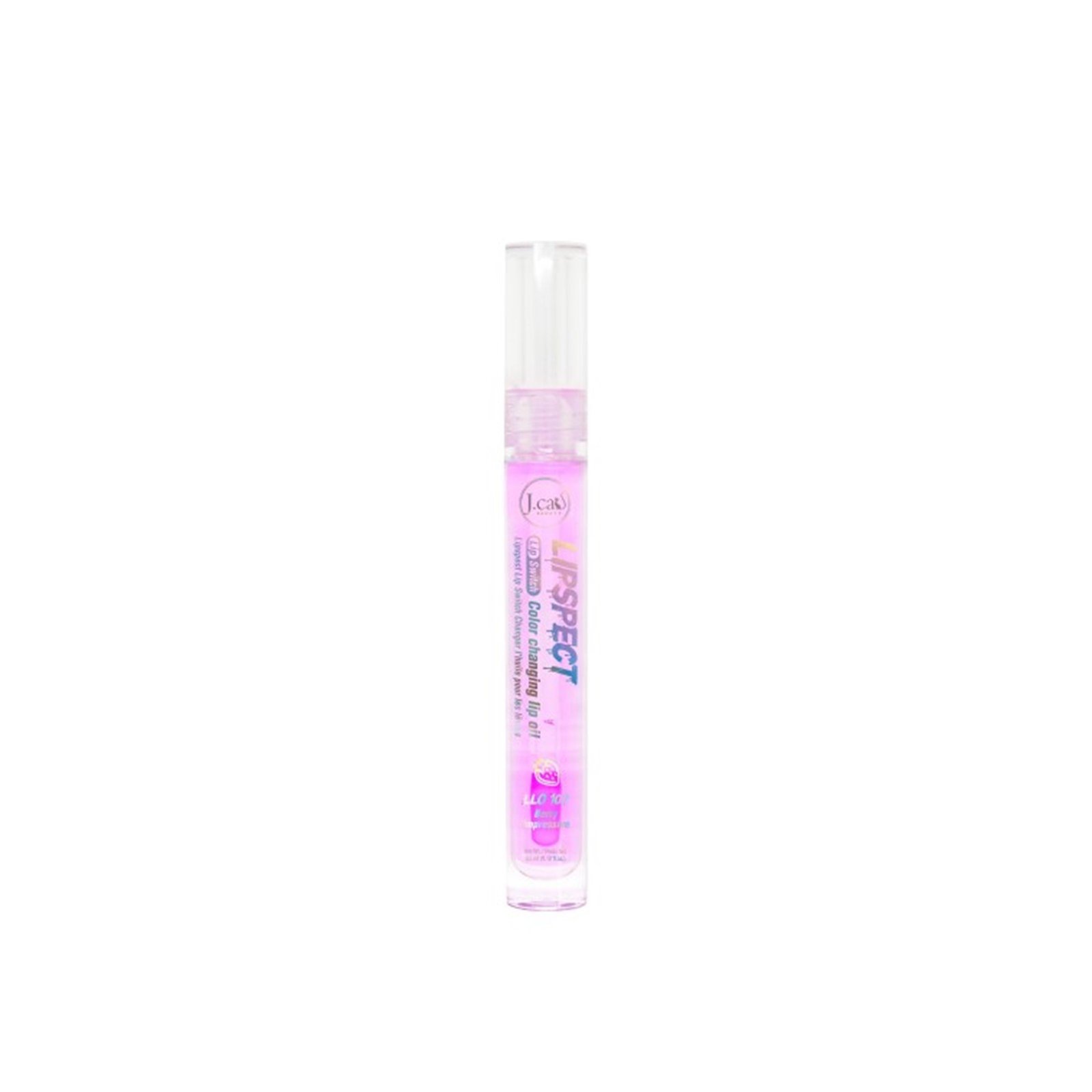 J.Cat Lipspect Lip Switch Color Changing Lip Oil 102 Berry Impressive 3ml (0.1 fl oz)