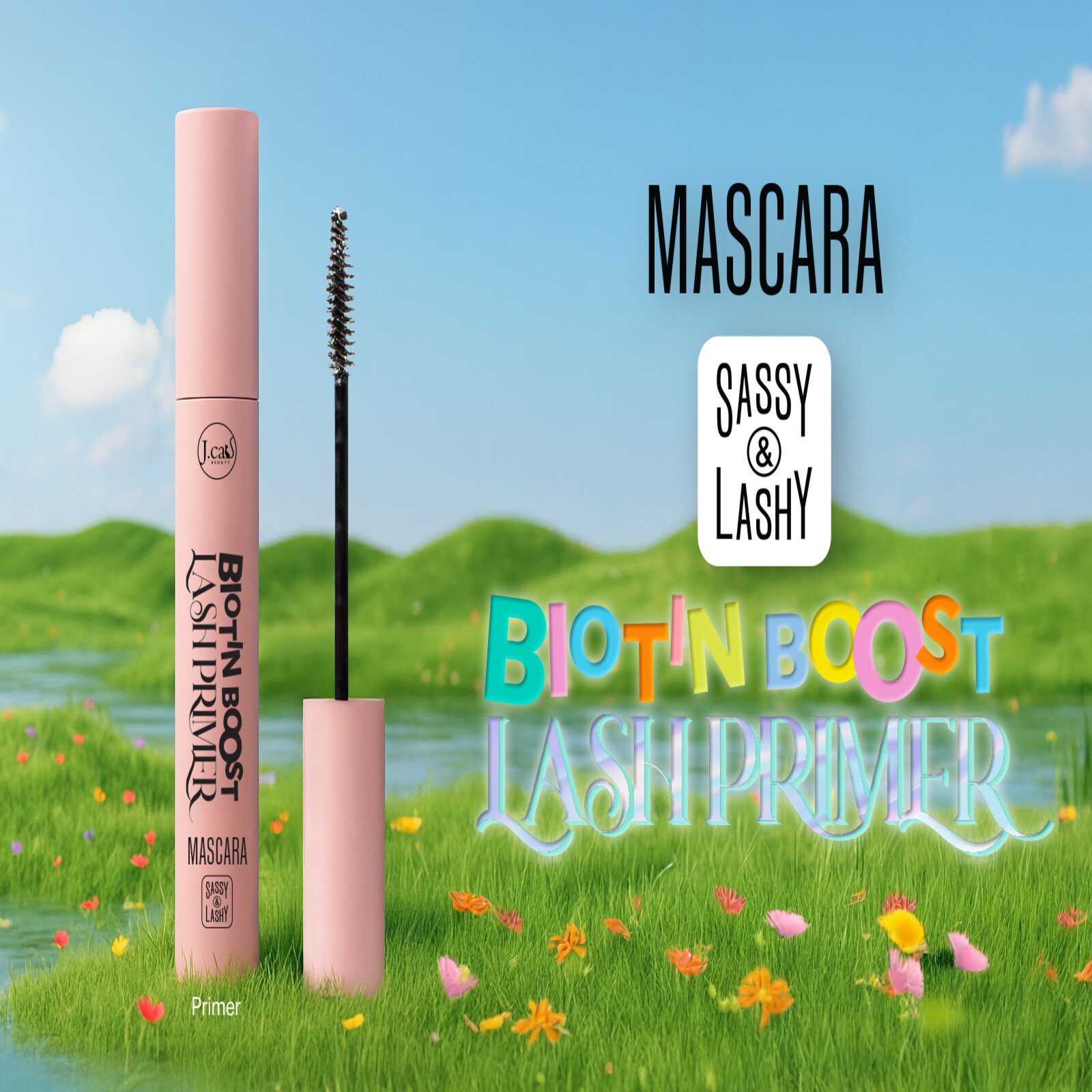 J.Cat Sassy & Lashy Mascara SLM 105 Biotin Boost Lash Primer 8.5g