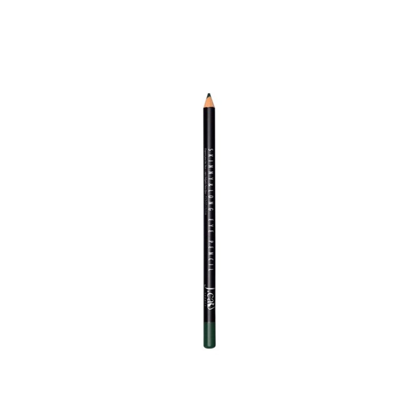J.Cat Skinny & Long Eye Pencil 108 Hunter Green 2g (0.08 oz)