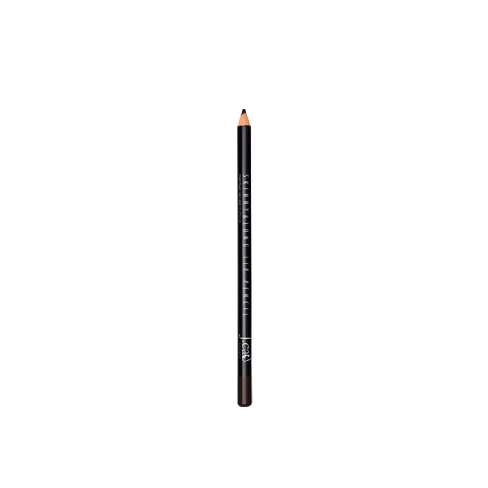 J.Cat Skinny & Long Lip Pencil 105 Black 2g
