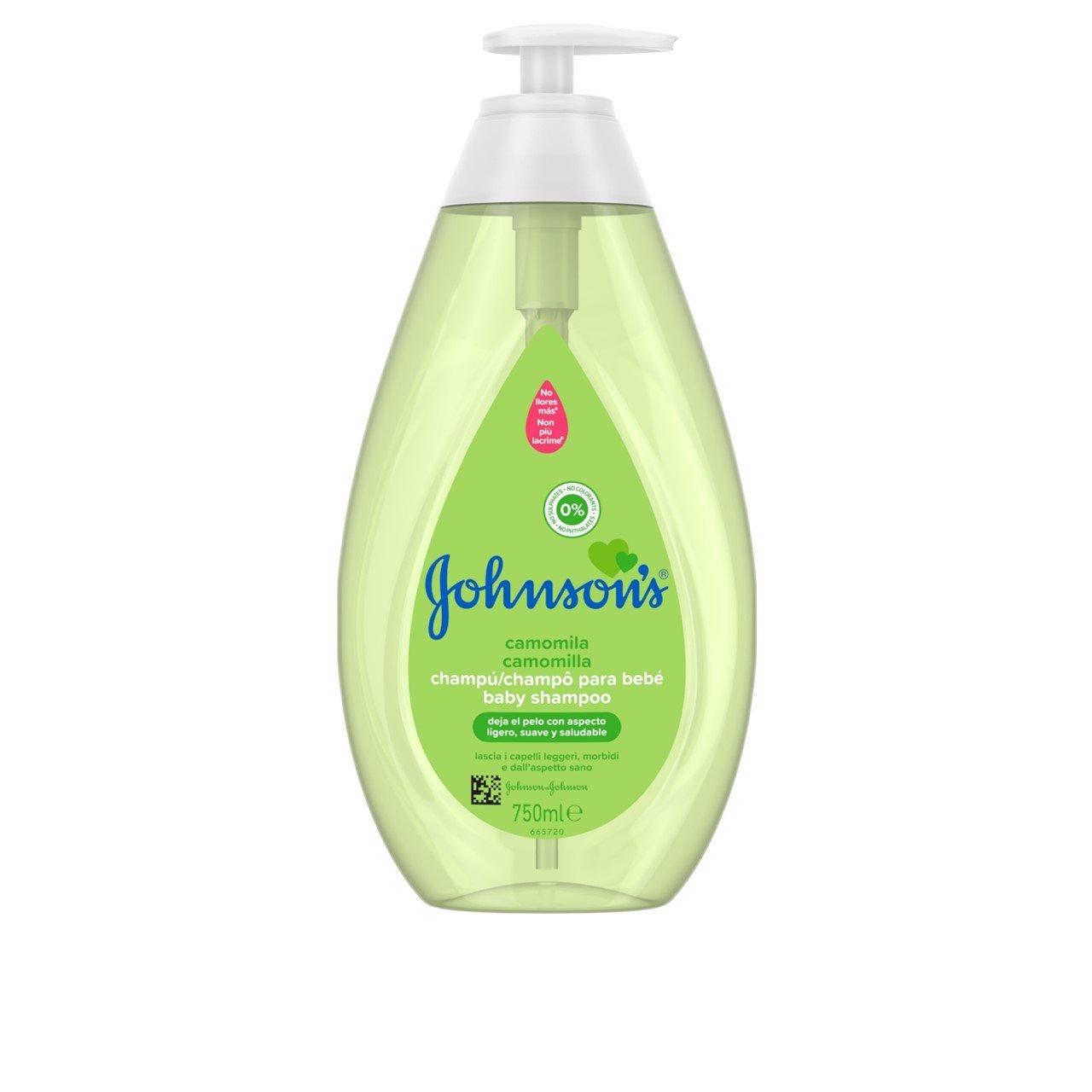 Johnson's Baby Chamomile Shampoo With Pump 750ml (25.4 fl oz)
