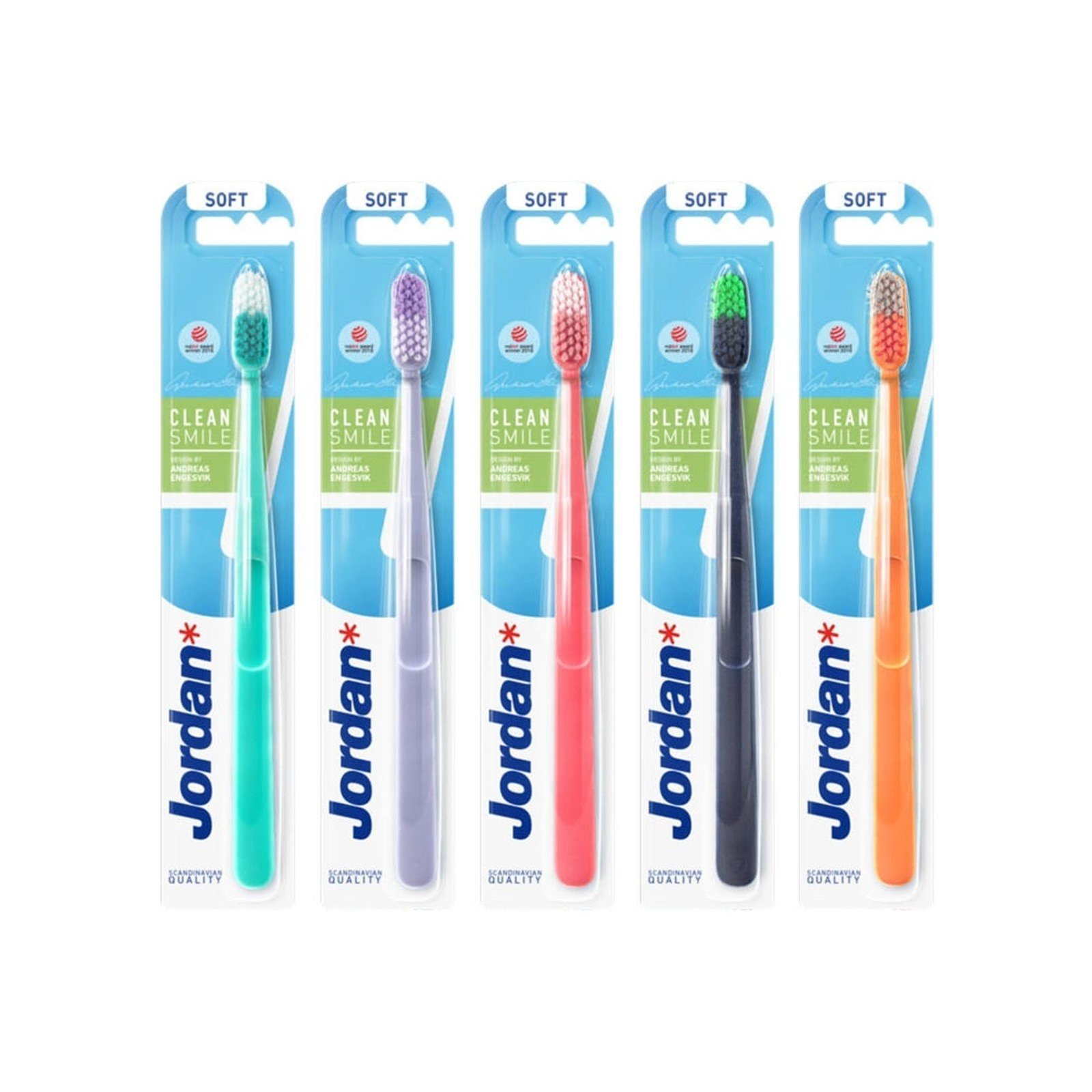 Jordan Clean Smile Soft Toothbrush x1