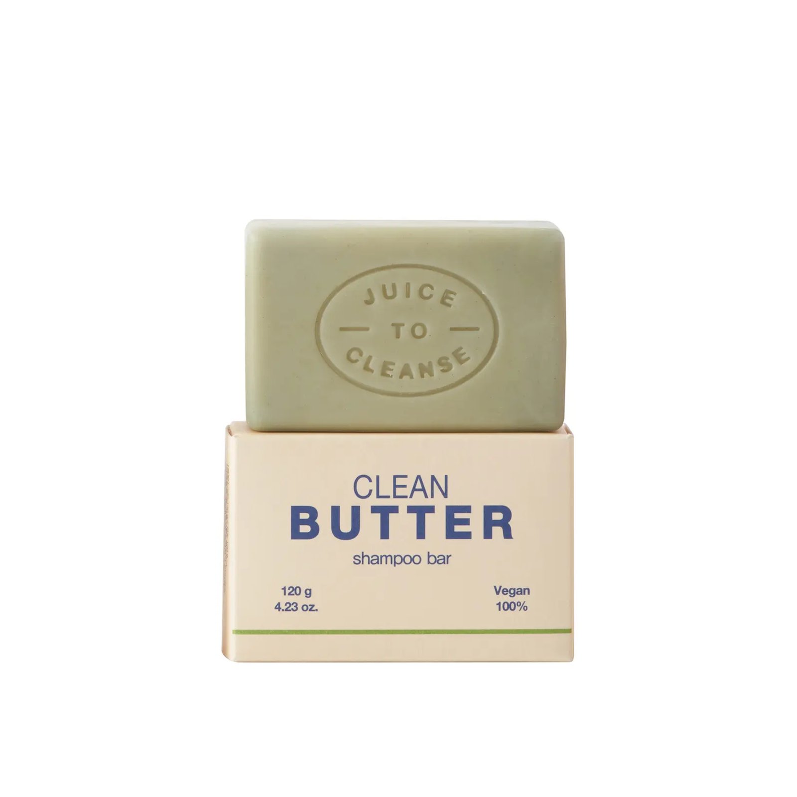 Juice to Cleanse Clean Butter Shampoo Bar 120g (4.23 oz)