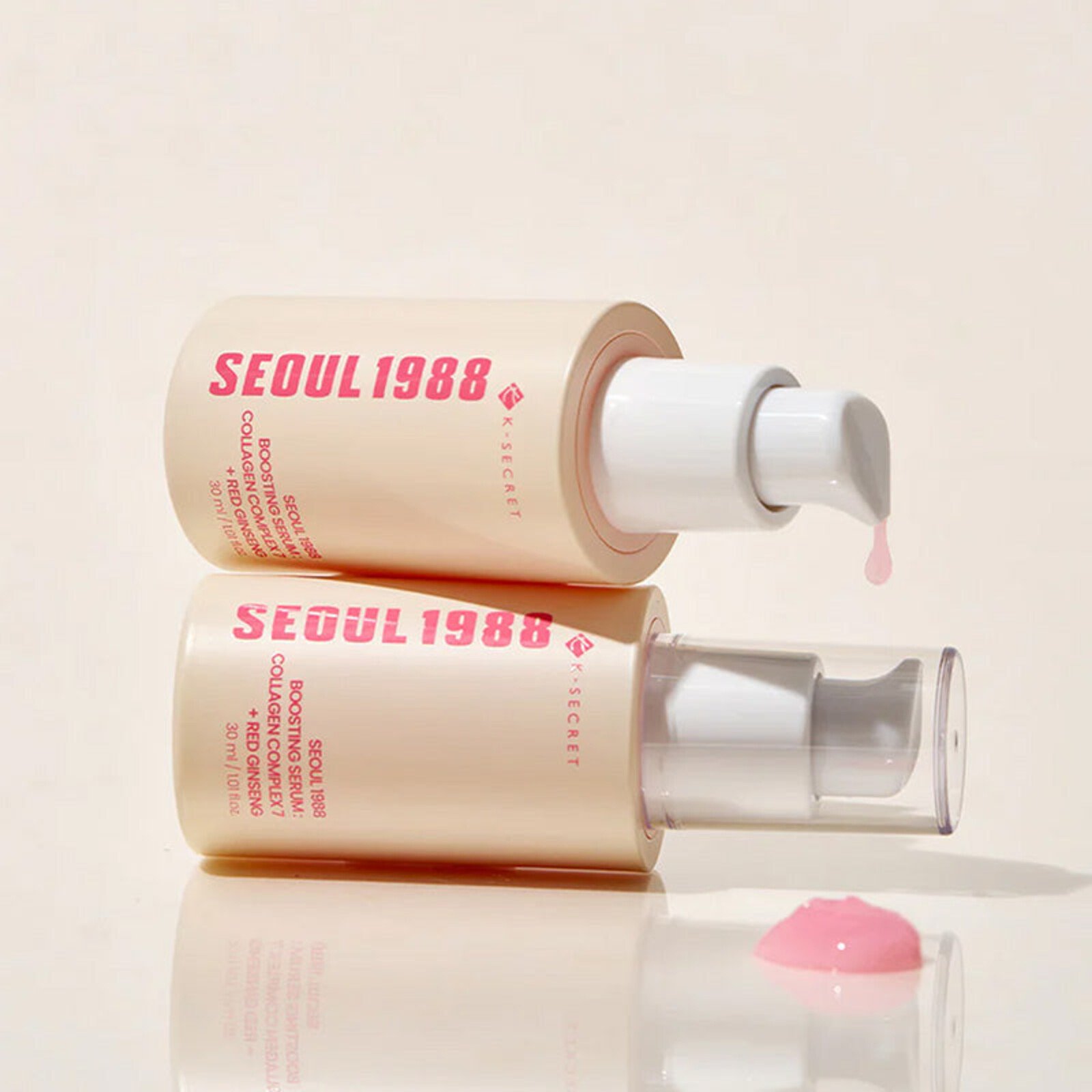 K-SECRET SEOUL 1988 Boosting Serum: Collagen Complex 7 + Red Ginseng 30ml