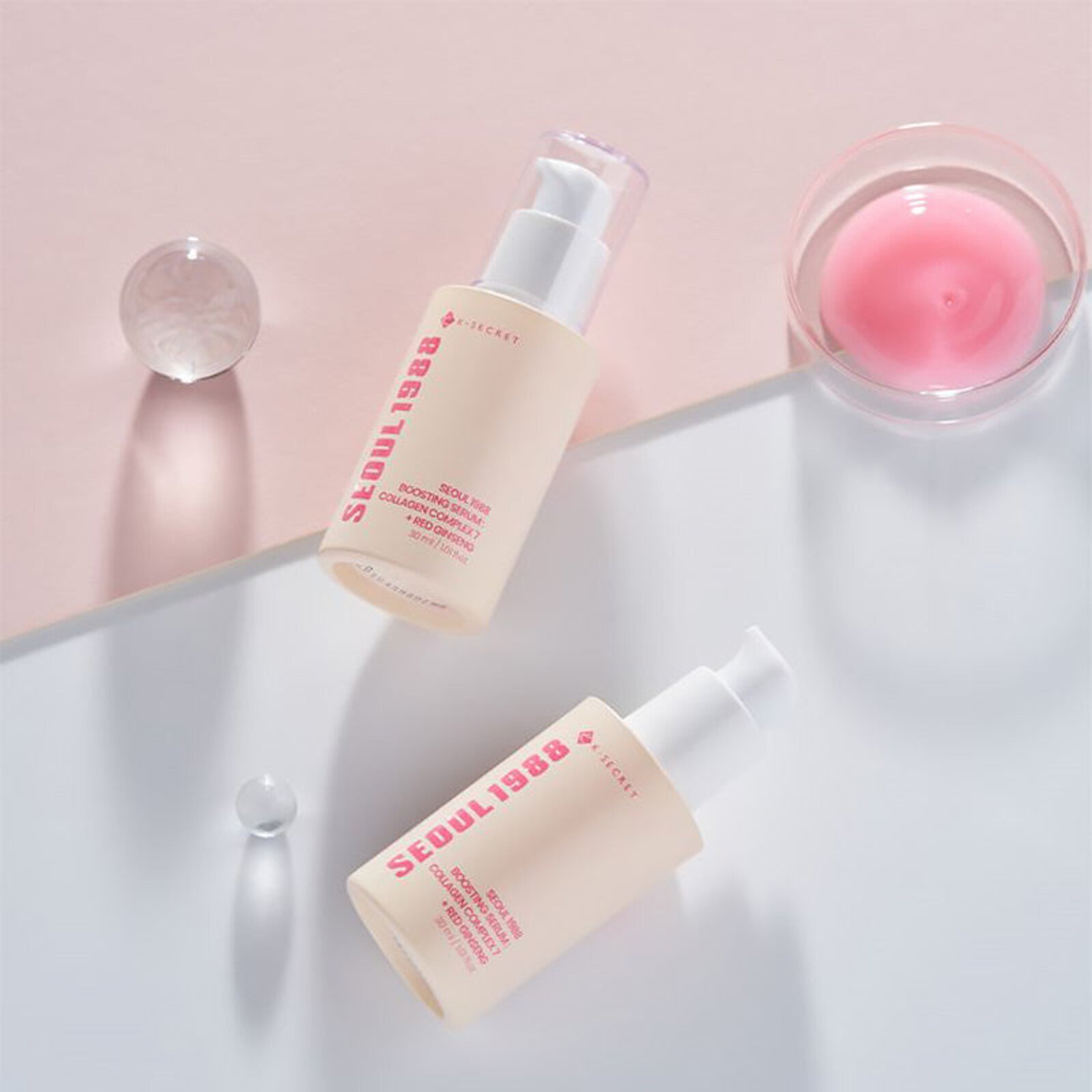 K-SECRET SEOUL 1988 Boosting Serum: Collagen Complex 7 + Red Ginseng 30ml