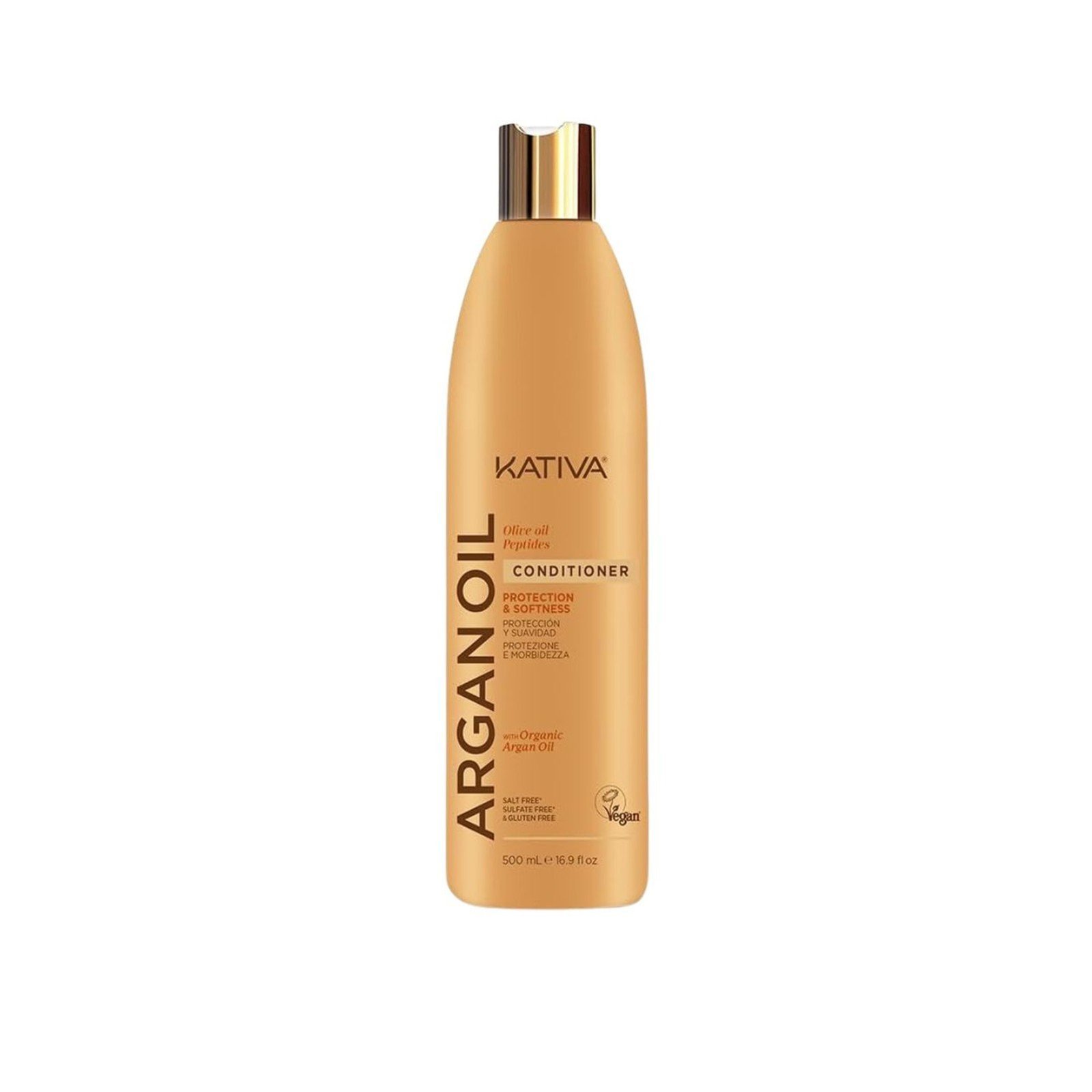 Kativa Argan Oil Olive Oil Peptides Protection & Softness Conditioner 500ml