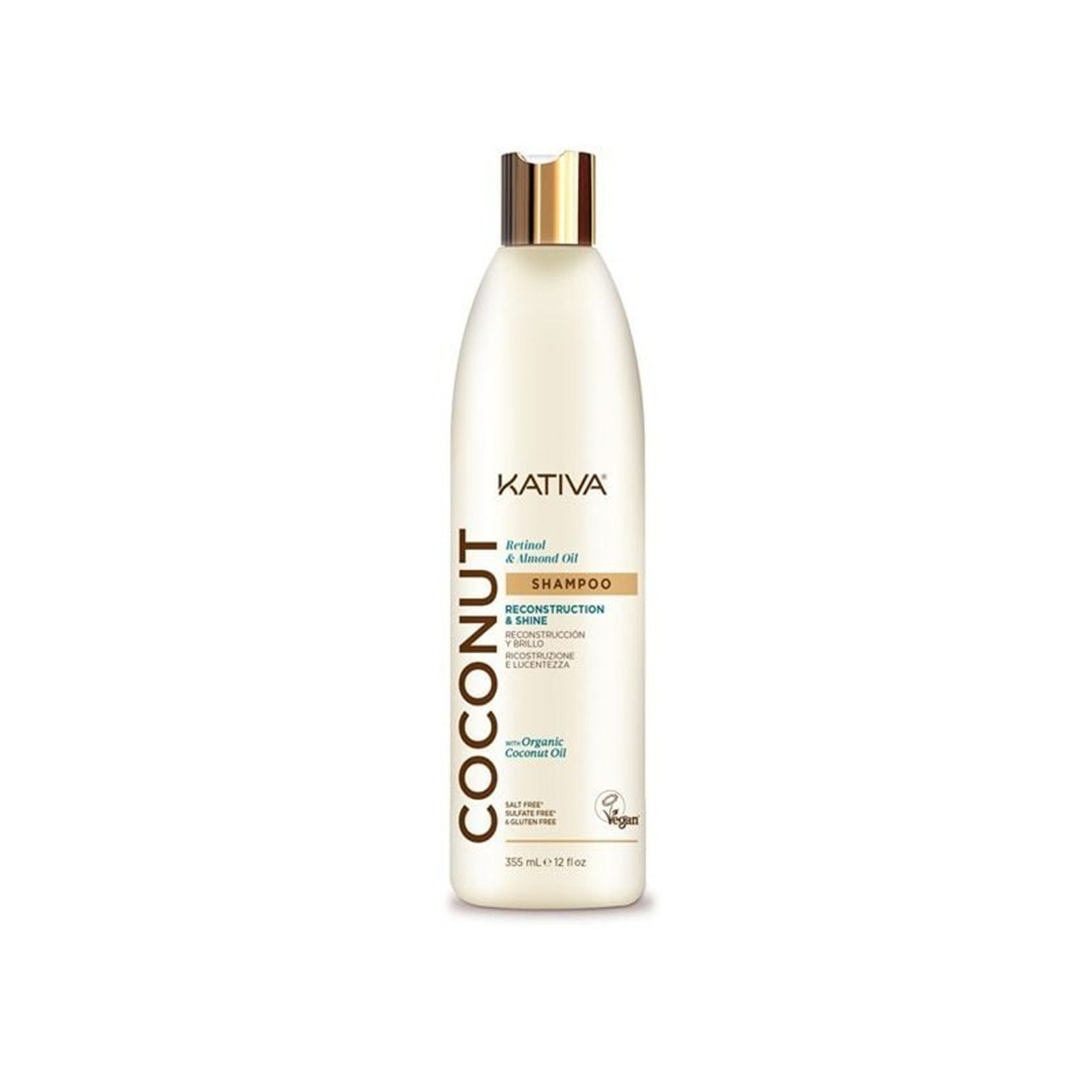 Kativa Coconut Reconstruction & Shine Shampoo 355ml قطر