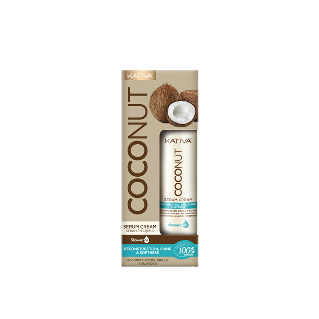 Kativa Coconut Reconstruction, Shine & Softness Serum Cream 200ml