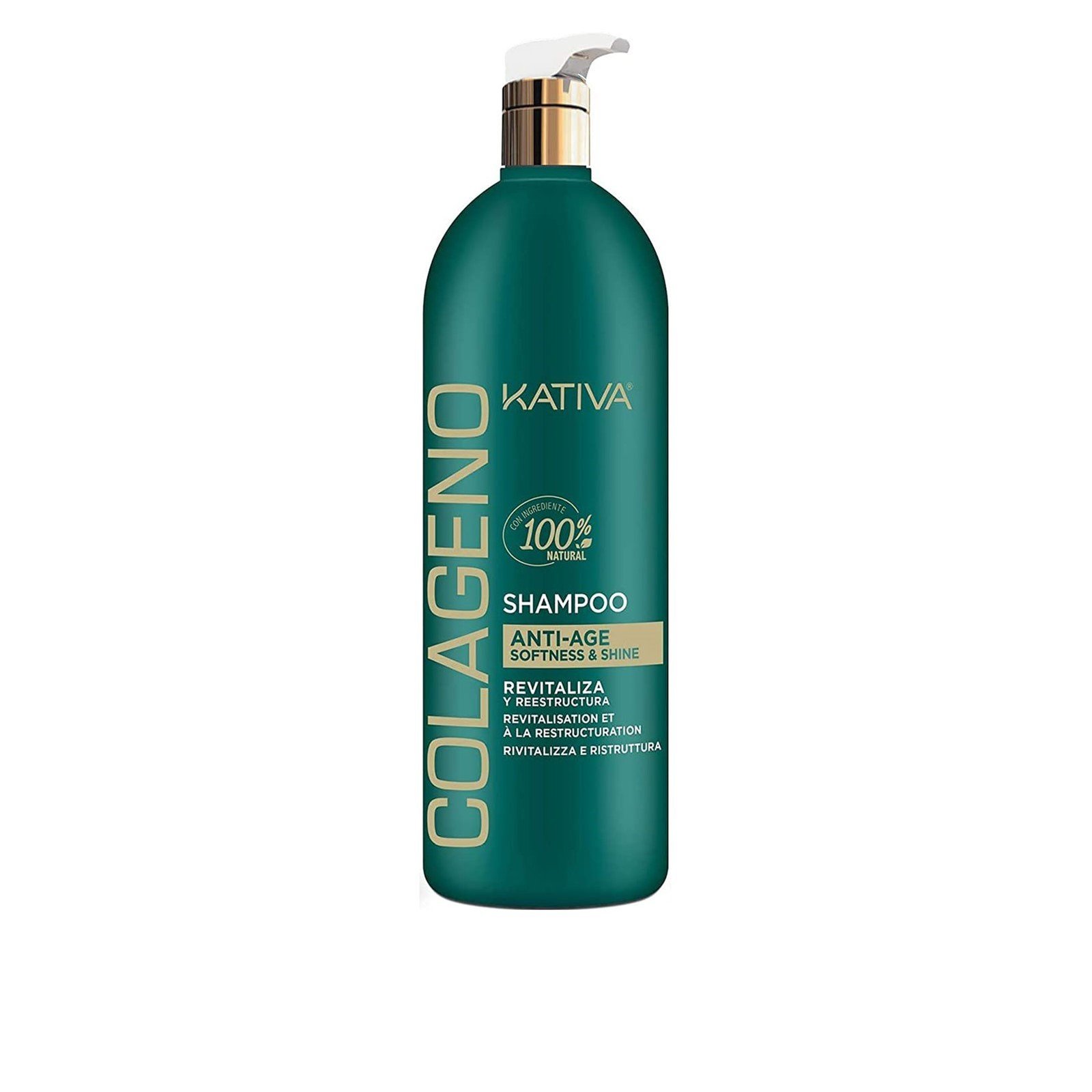 Kativa Collagen Anti-Age Softness & Shine Shampoo 1L (33.8 fl oz)