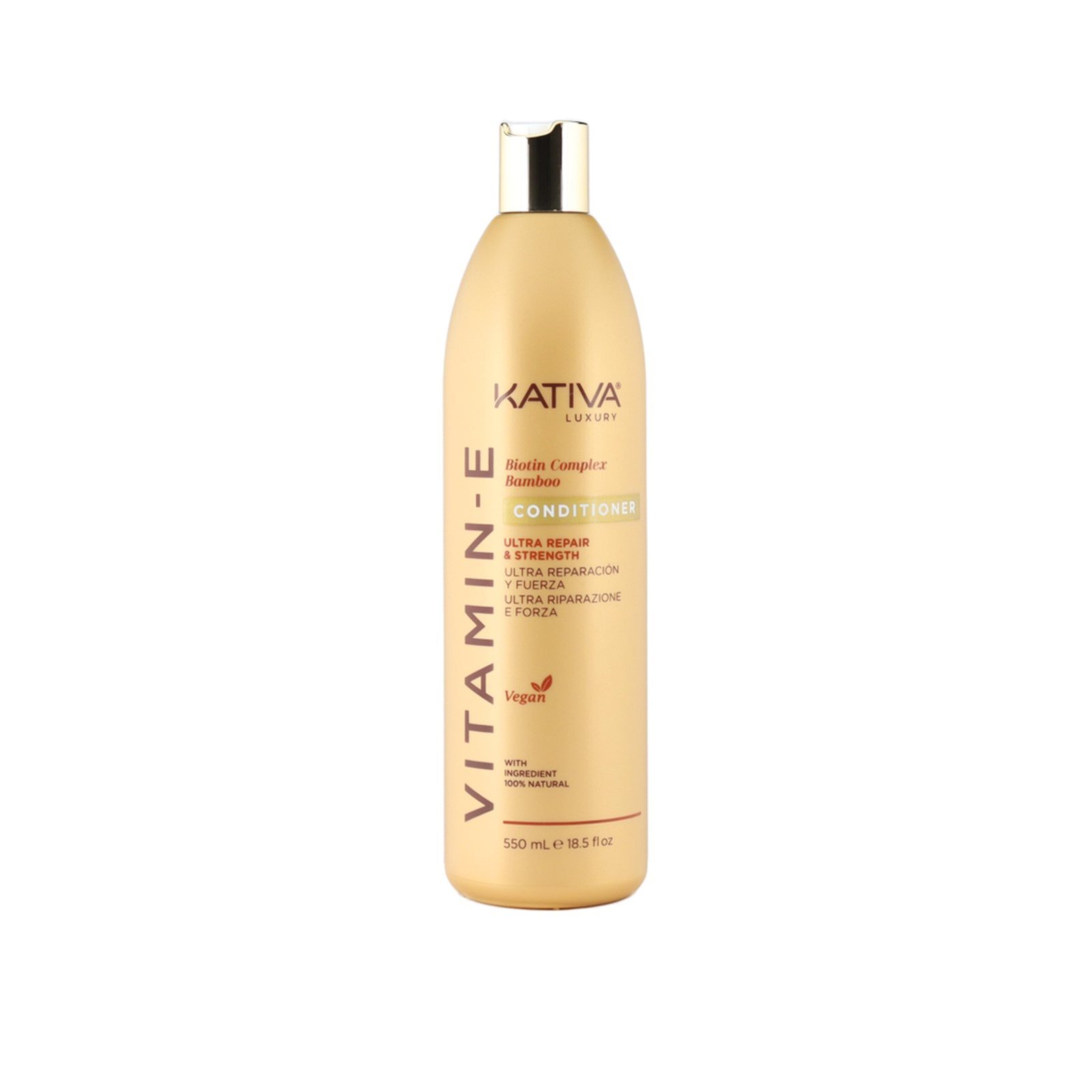 Kativa Luxury Vitamin-E Ultra Repair & Strength Conditioner 550ml (18.5 fl oz)