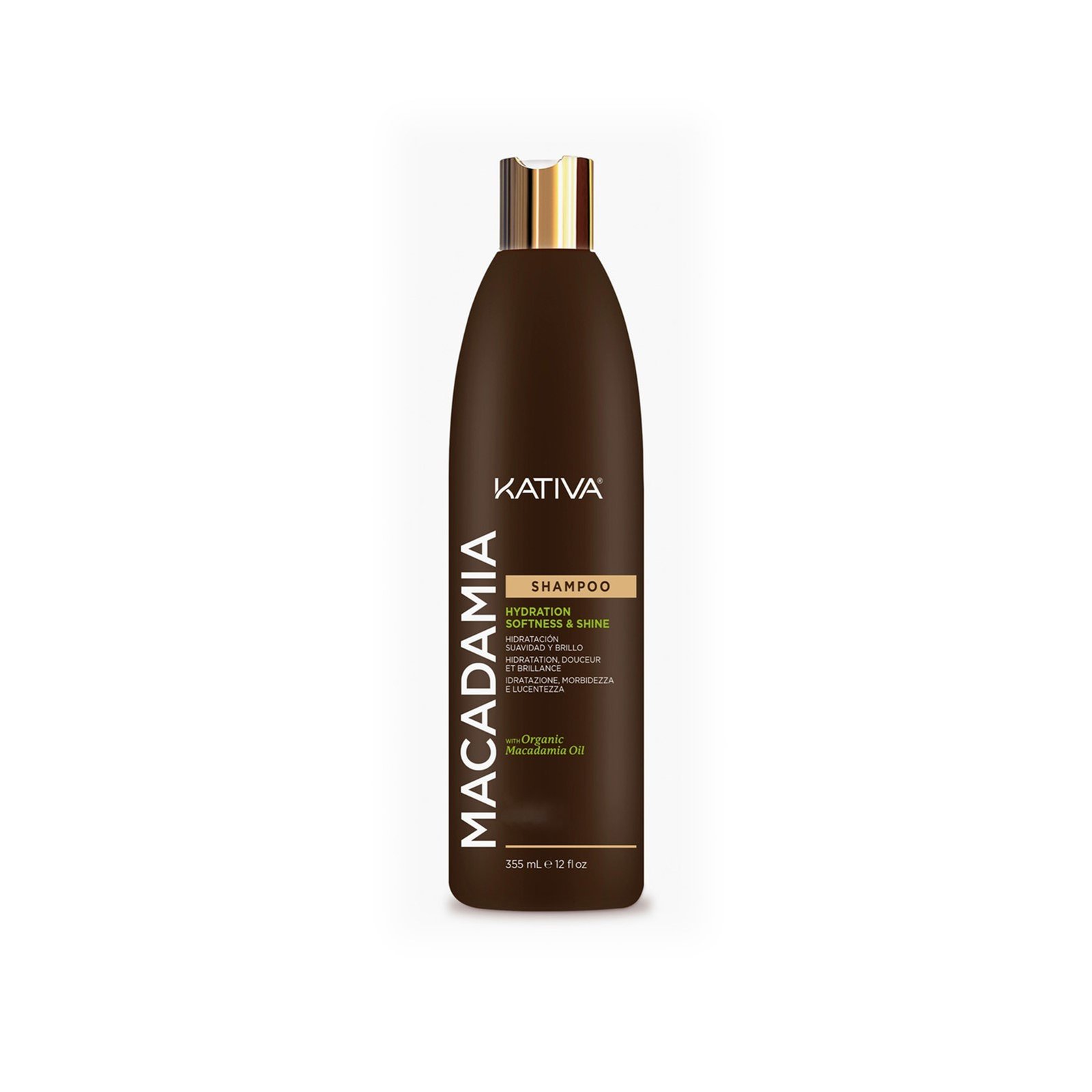 Kativa Macadamia Hydration Softness & Shine Shampoo 355ml