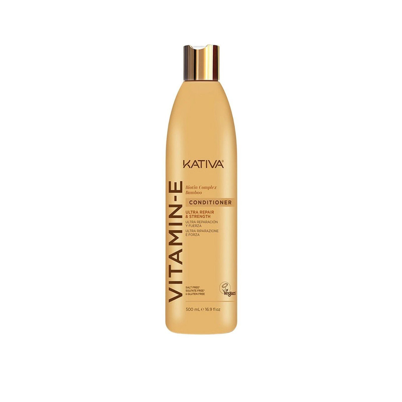 Kativa Vitamin-E Biotin Complex Bamboo Ultra Repair & Strength Conditioner 500ml