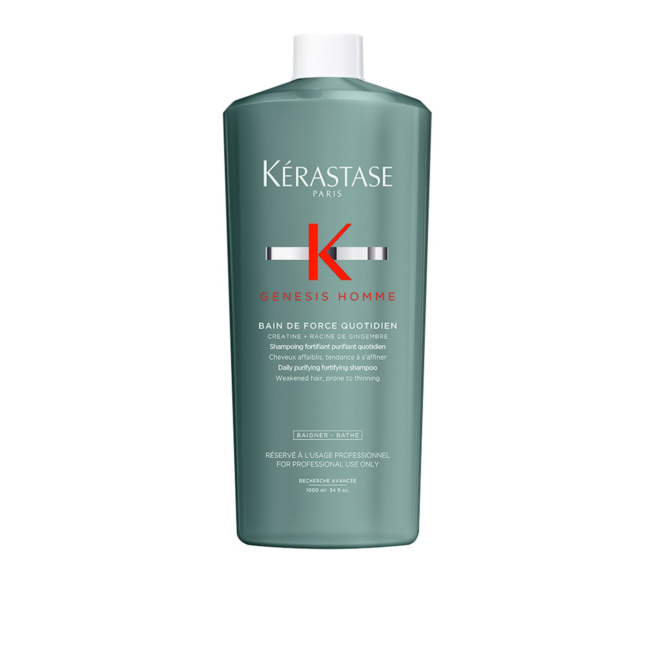 Kérastase Genesis Homme Daily Purifying Fortifying Shampoo 1L (34 fl oz)