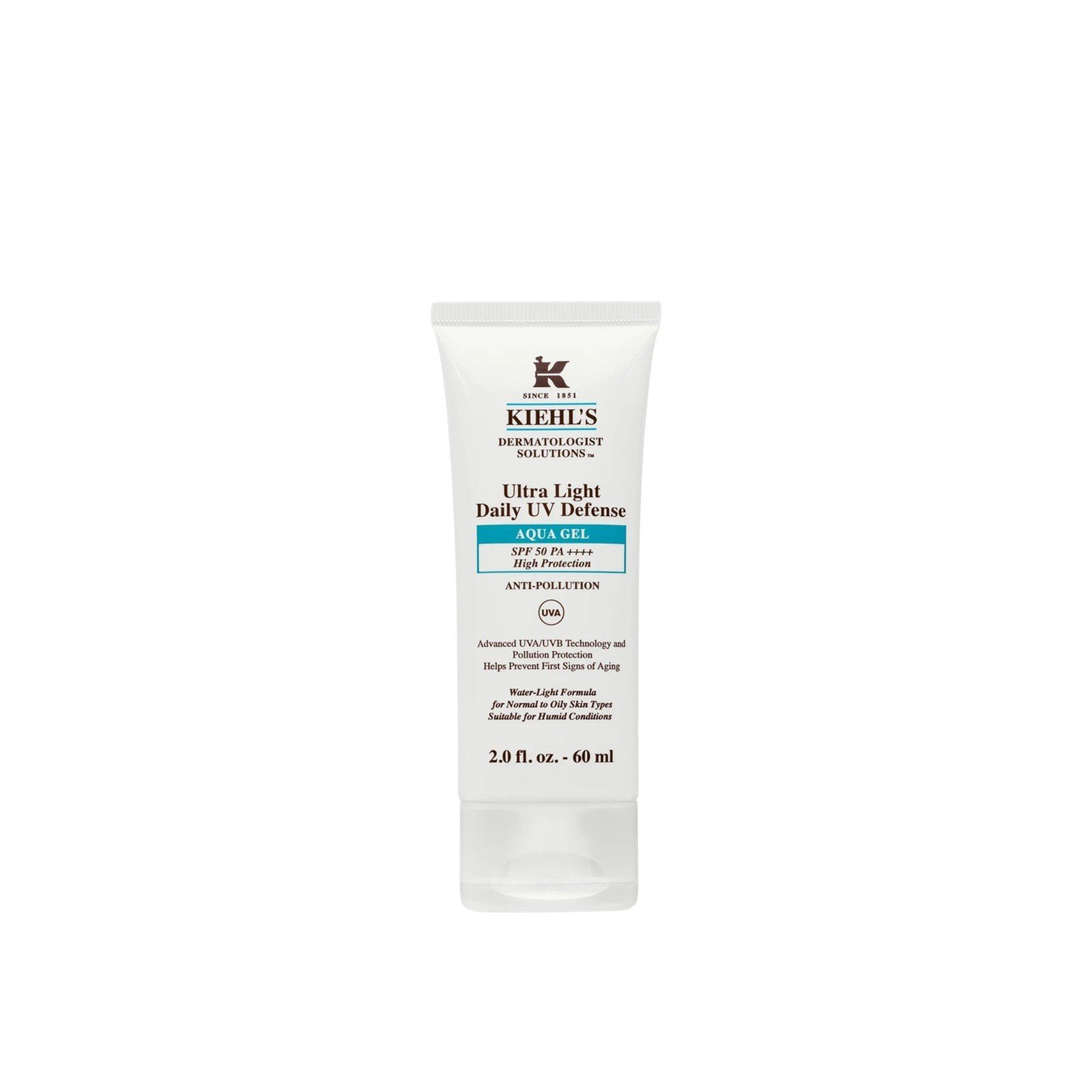 Kiehl's Ultra Light Daily UV Defense Aqua Gel SPF50+ 60ml