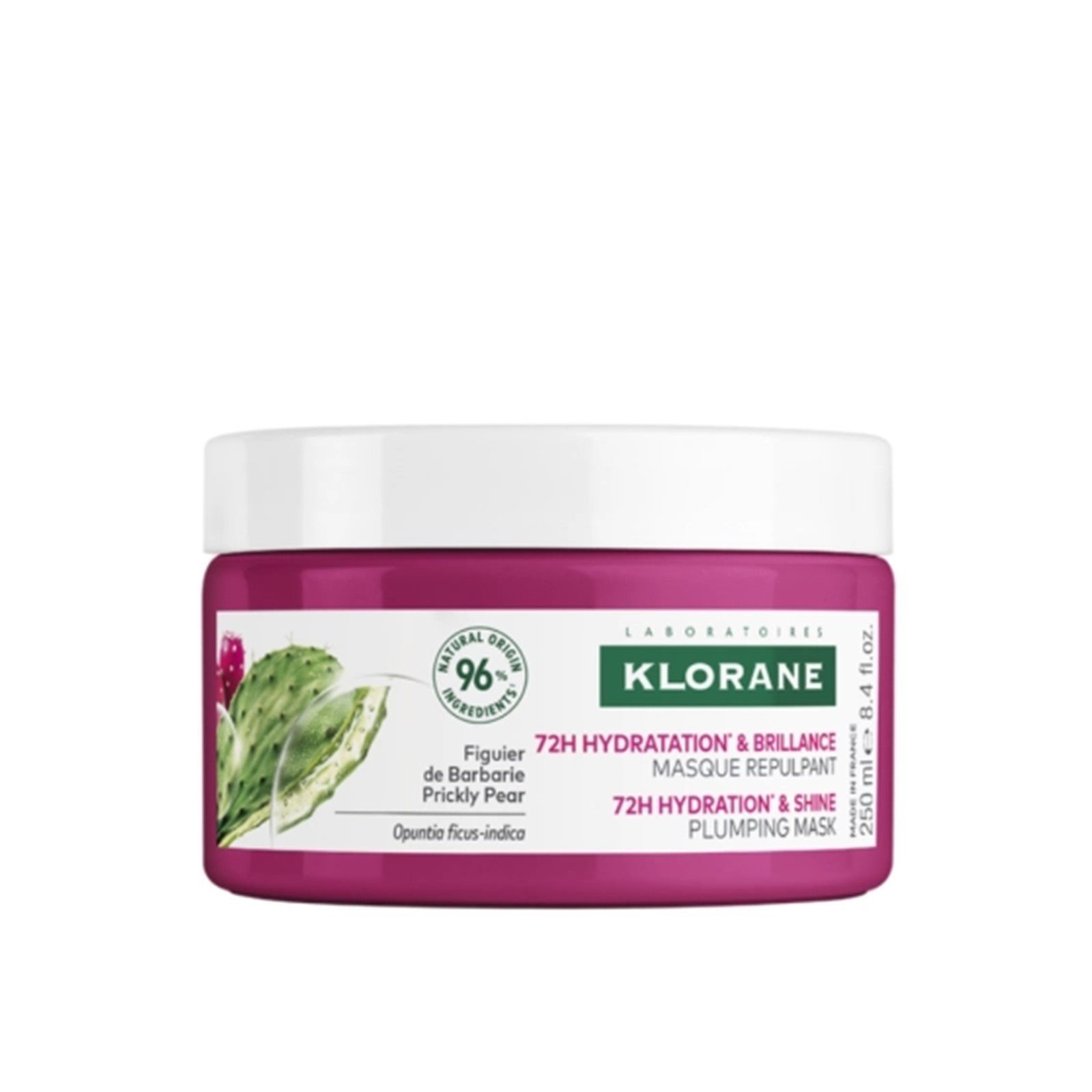 Klorane 72h Hydration & Shine Plumping Mask Prickly Pear 250ml