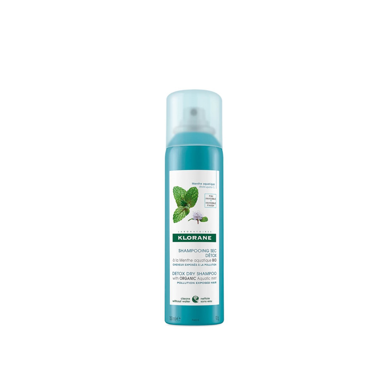 Klorane Anti-Pollution Detox Dry Shampoo with Aquatic Mint 150ml (5.07fl oz)