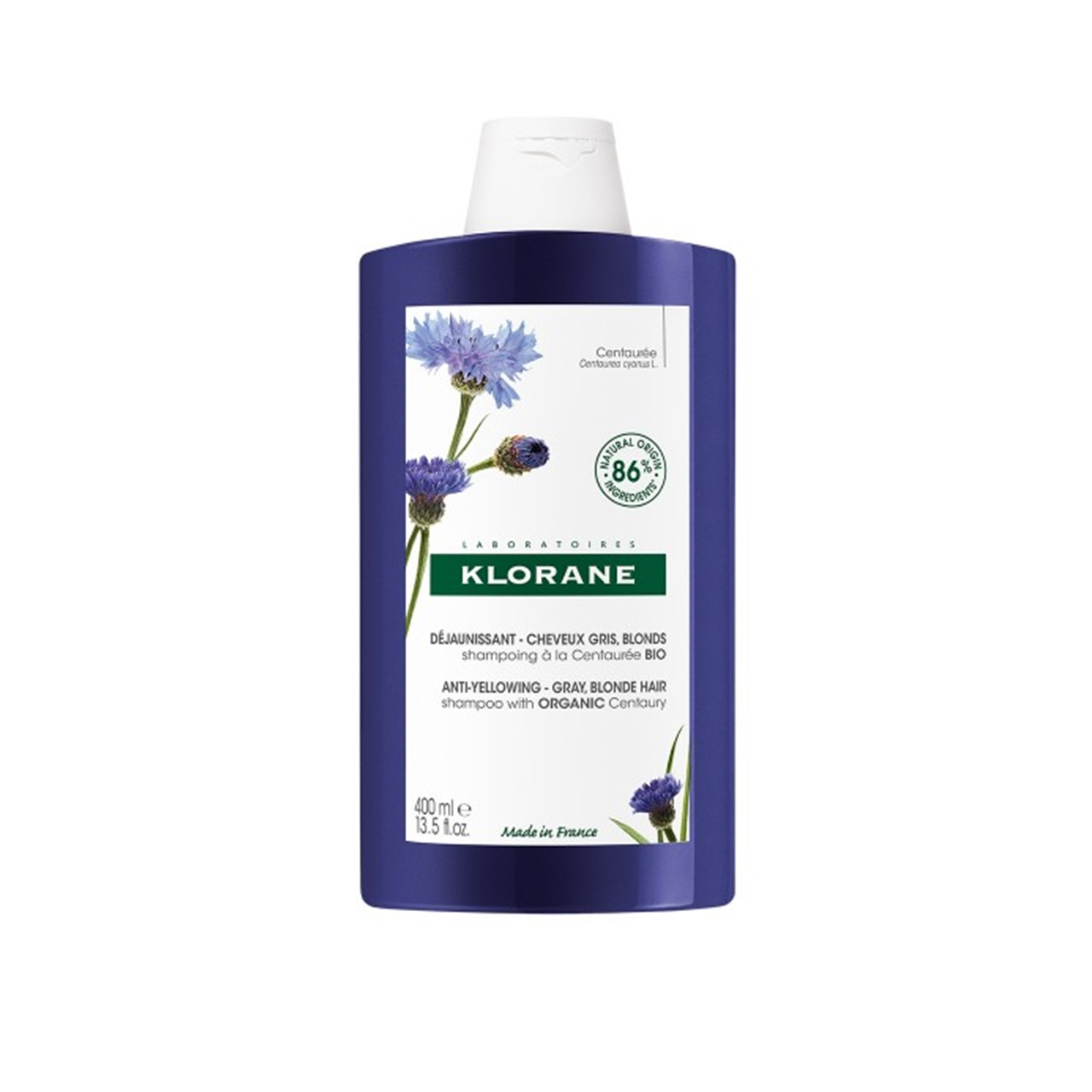 Klorane Anti-Yellowing Shampoo with Centaury 400ml (13.53fl oz)