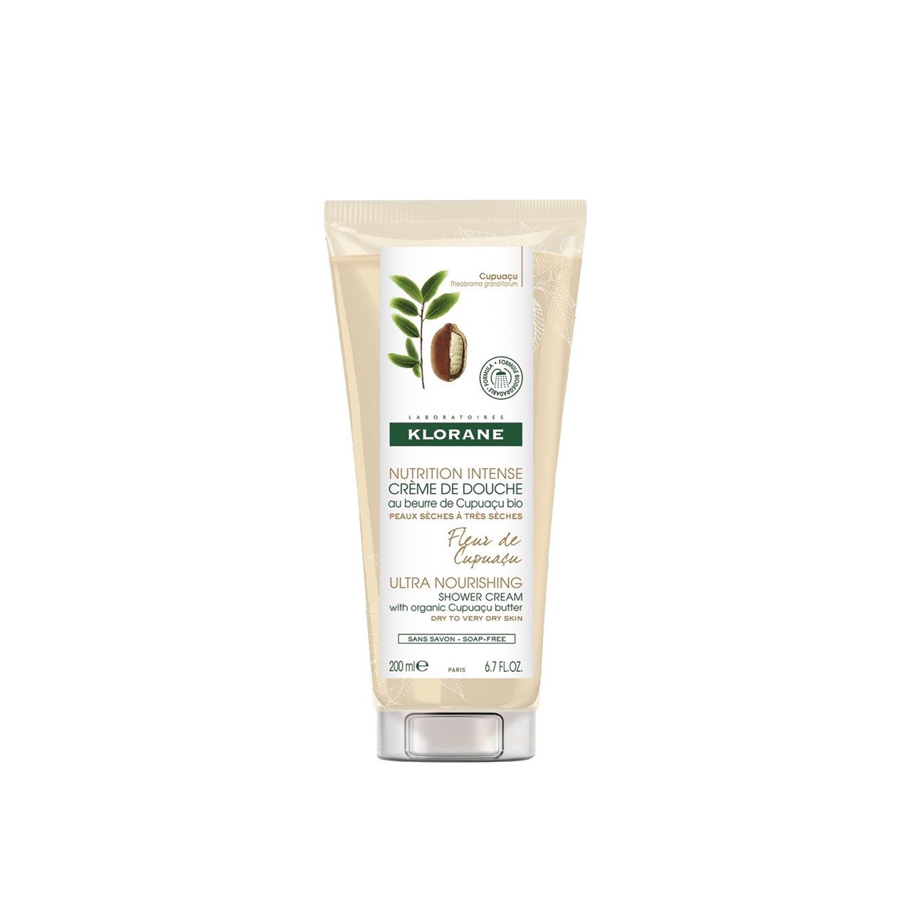 Klorane Body Cupuaçu Flower Nourishing Shower Cream 200ml
