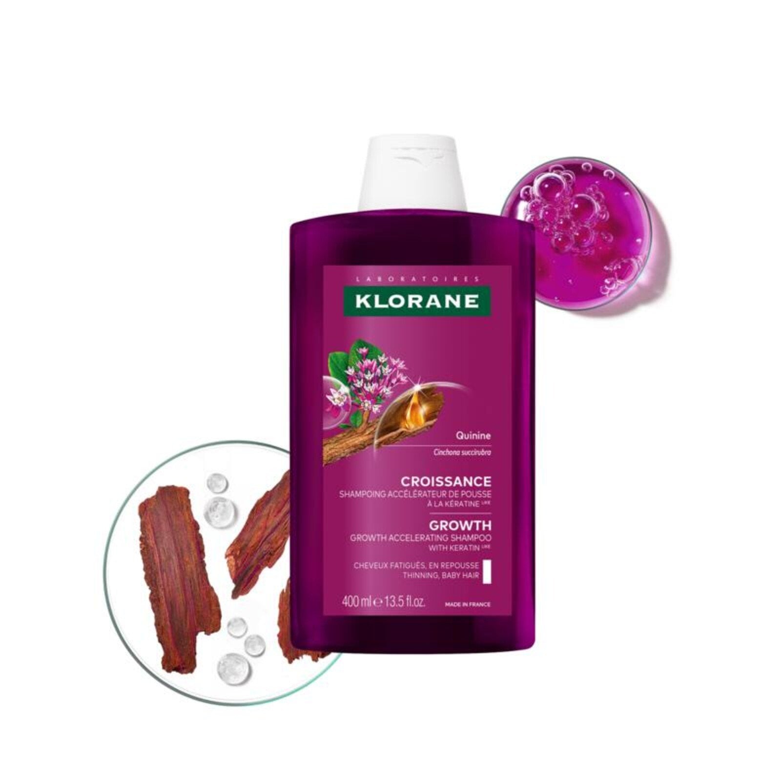 Klorane Growth Accelerating Shampoo 400ml