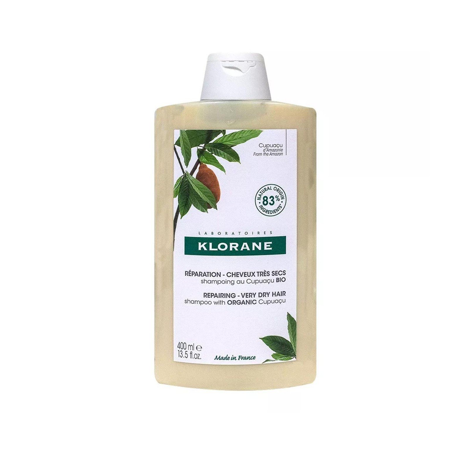 Klorane Nourishing & Repairing Organic Cupuaçu Butter Shampoo 400ml