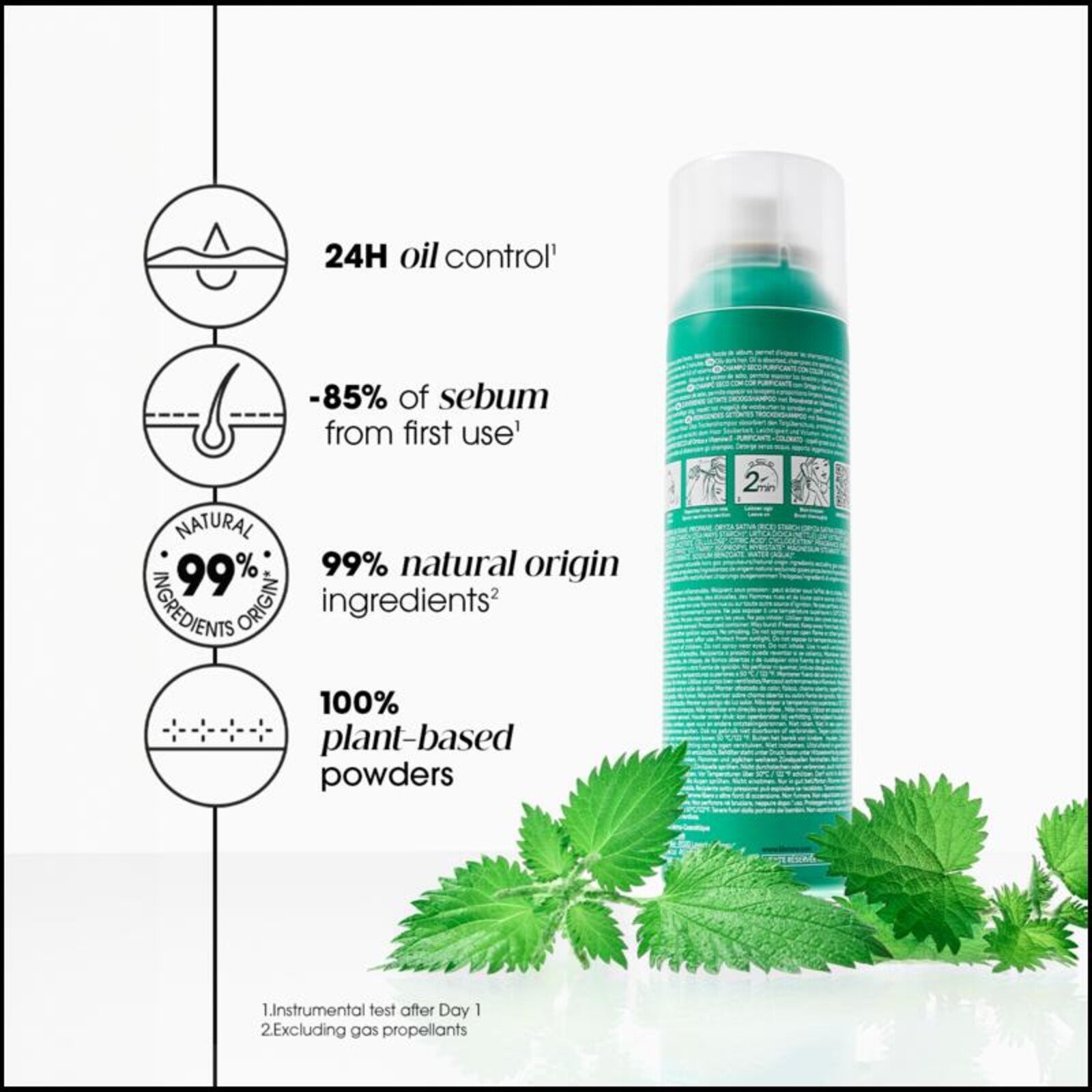 Klorane Oil Control Dry Shampoo with Nettle 50ml