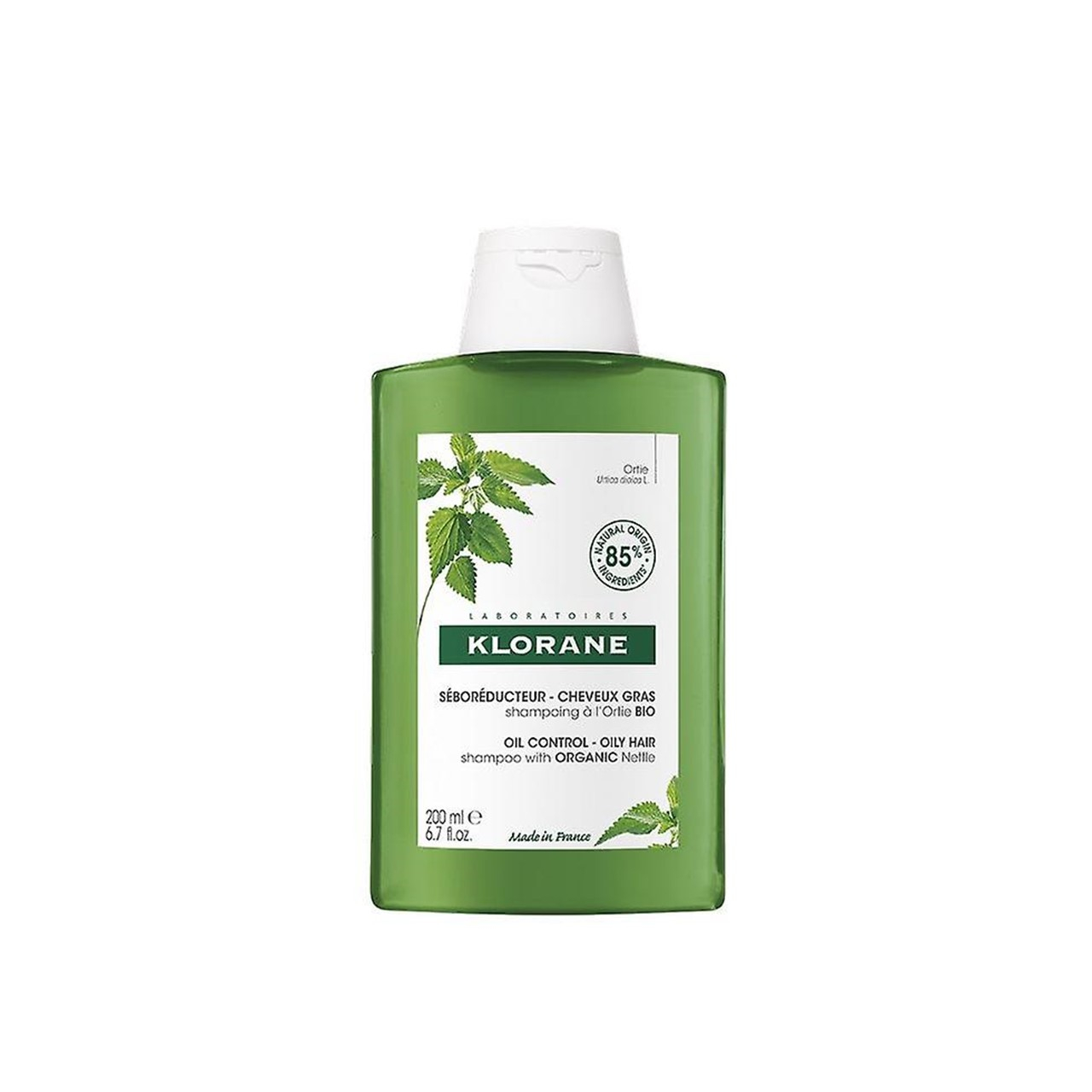Klorane Shampoo Seborregulador c/ Ortiga Branca 200ml