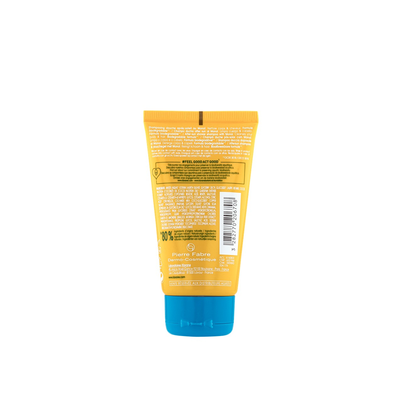 Klorane Polysianes After-Sun Shower Shampoo 75ml