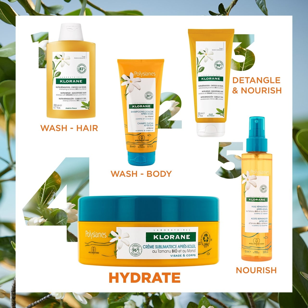 Klorane Polysianes Sublime After-Sun Cream 200ml