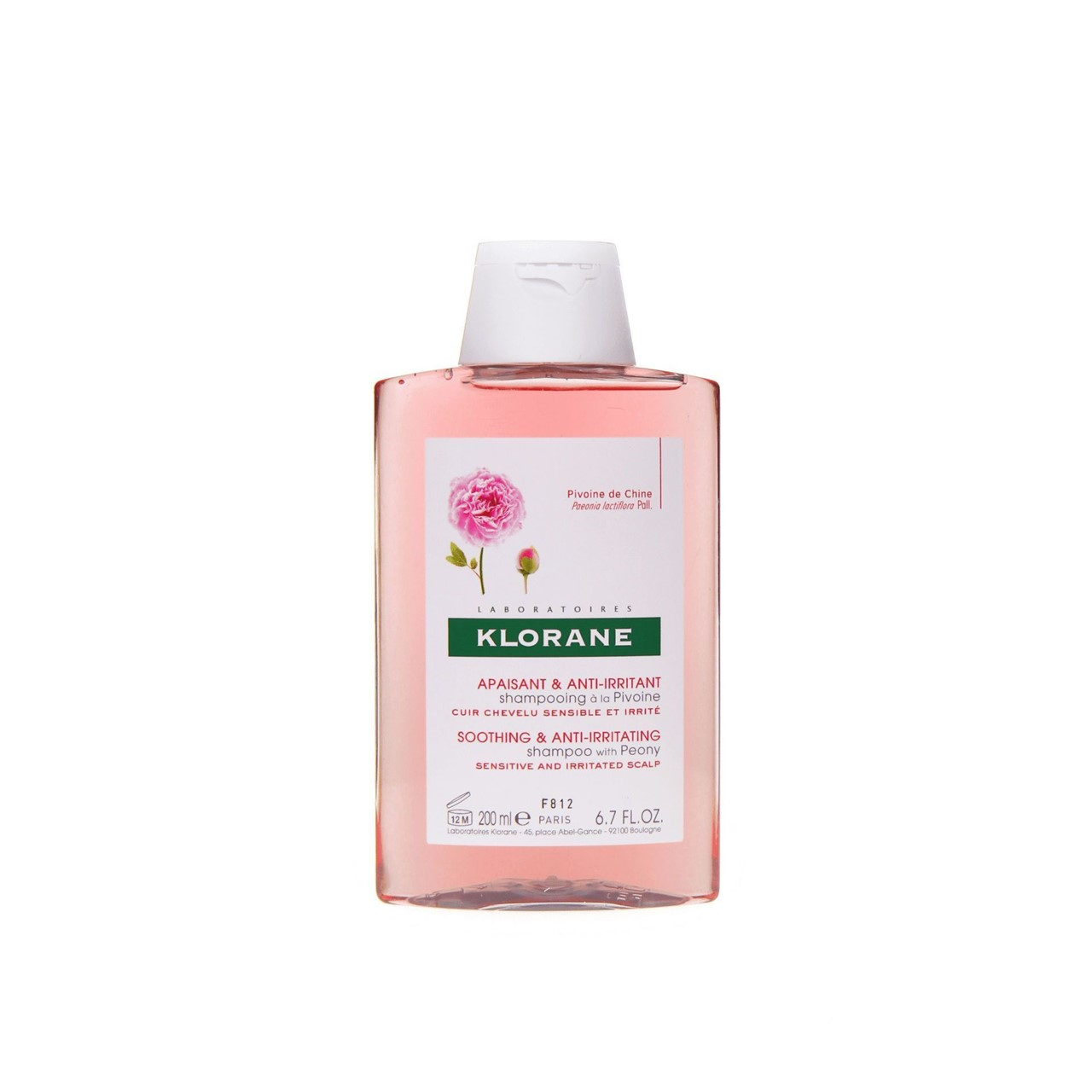 Klorane Soothing & Anti-Irritating Shampoo with Peony 200ml (6.76fl oz)