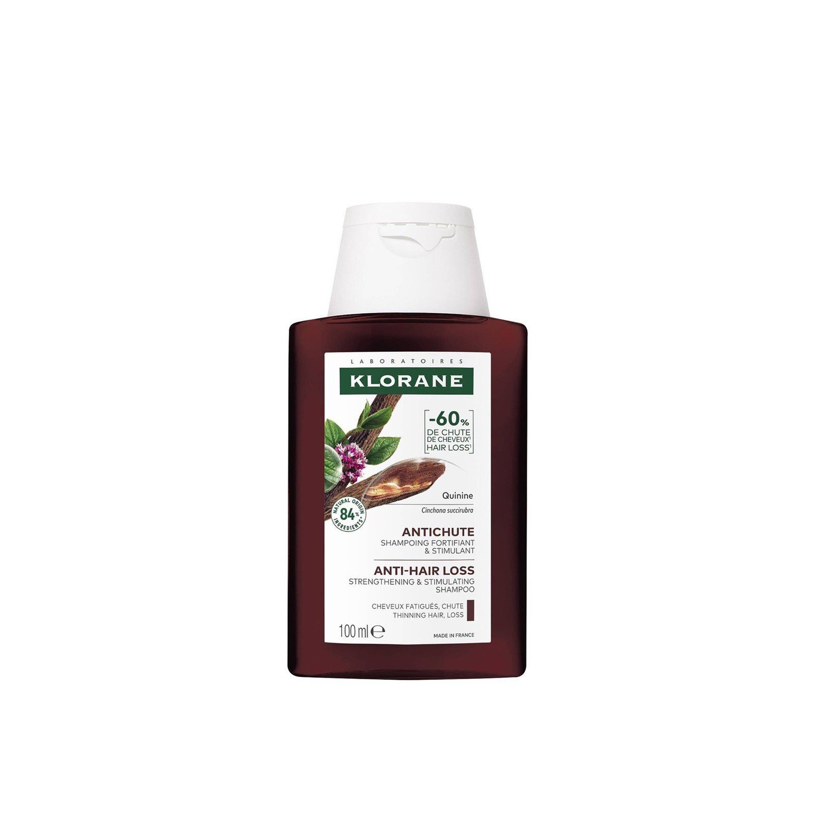 Klorane Strengthening Shampoo for Hair Loss & Thinning 100ml (3.38floz)