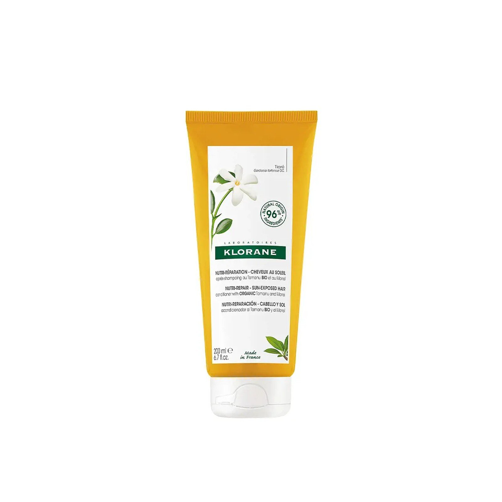 Klorane Sun Radiance Rich Conditioner with Tamanu and Monoi 200ml