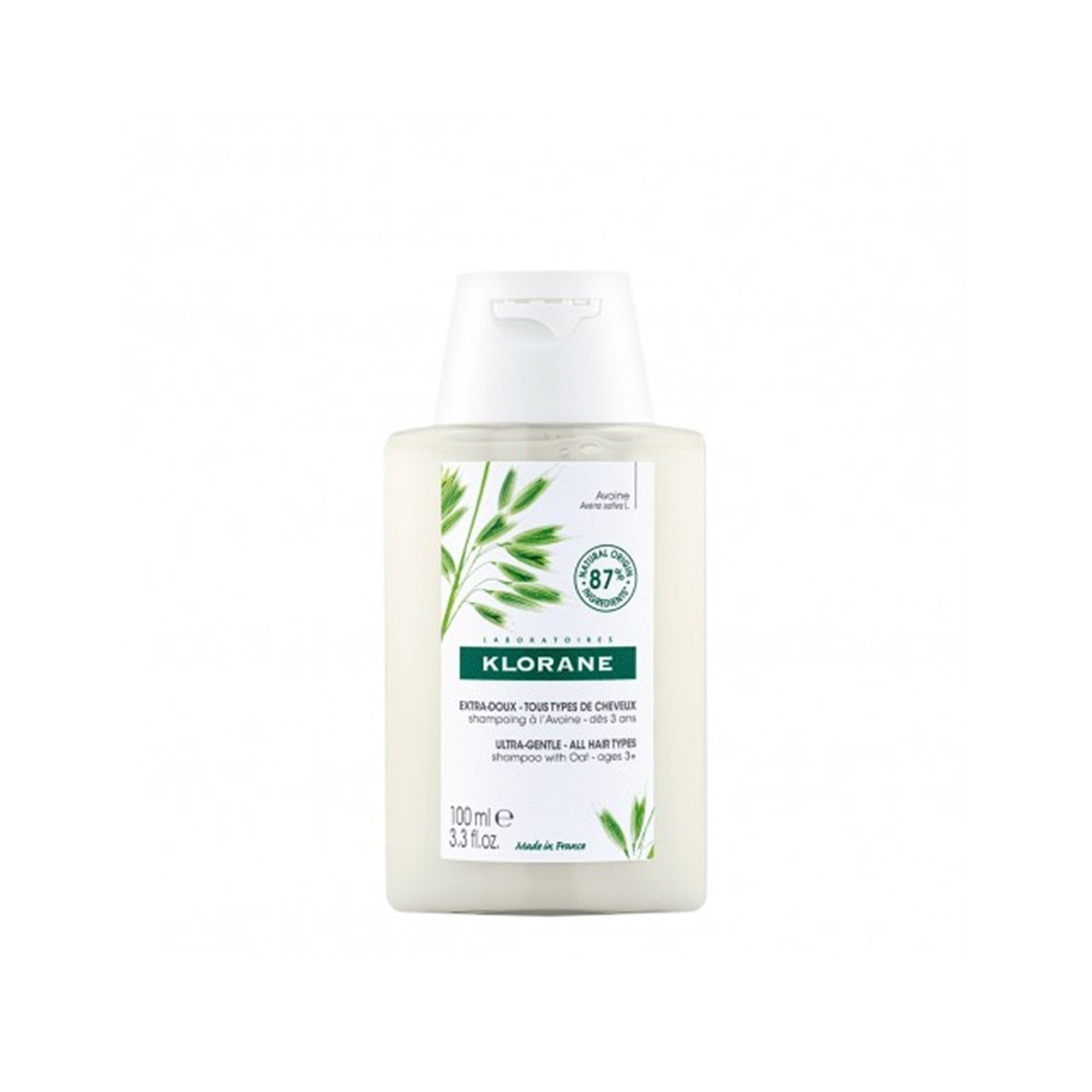 Klorane Shampoo Ultra-Suave c/ Leite Aveia 100ml 
